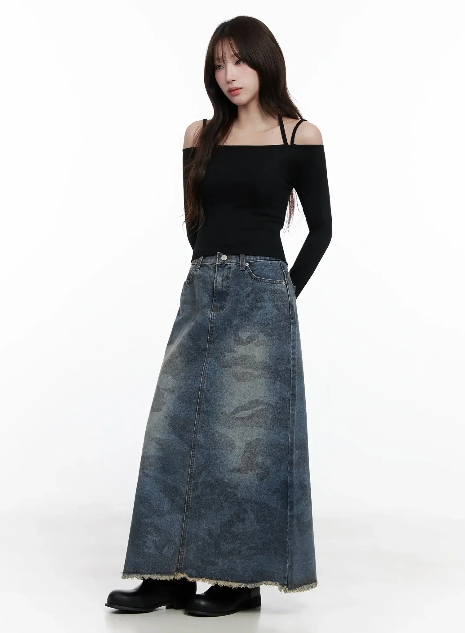 Strap Halter Off-Shoulder Top IN514 - Image 7