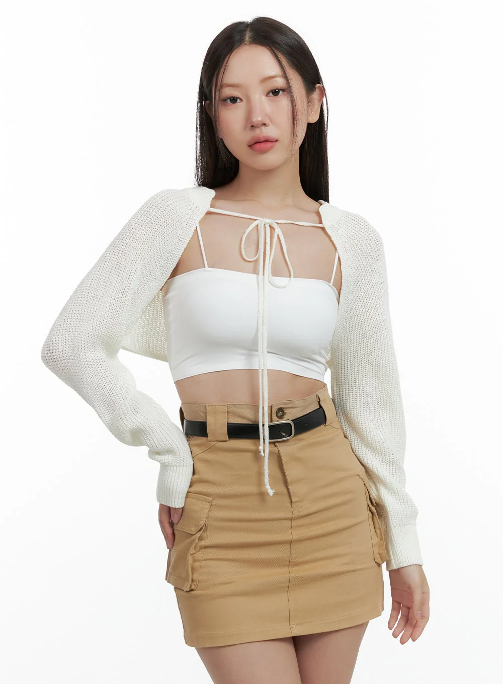 Strap Mesh Bolero OL401 - Image 3