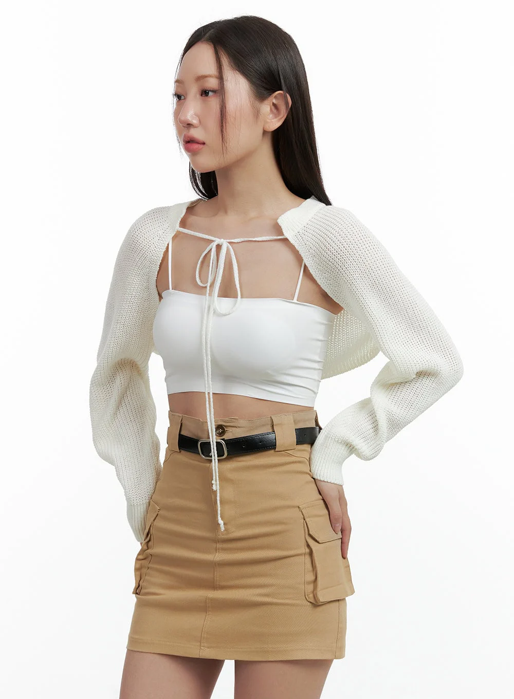 Strap Mesh Bolero OL401 - Image 4