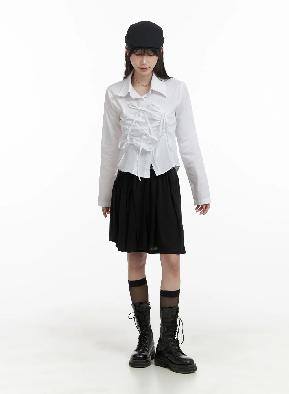 Strap Midi Skirt CA404 - Image 2