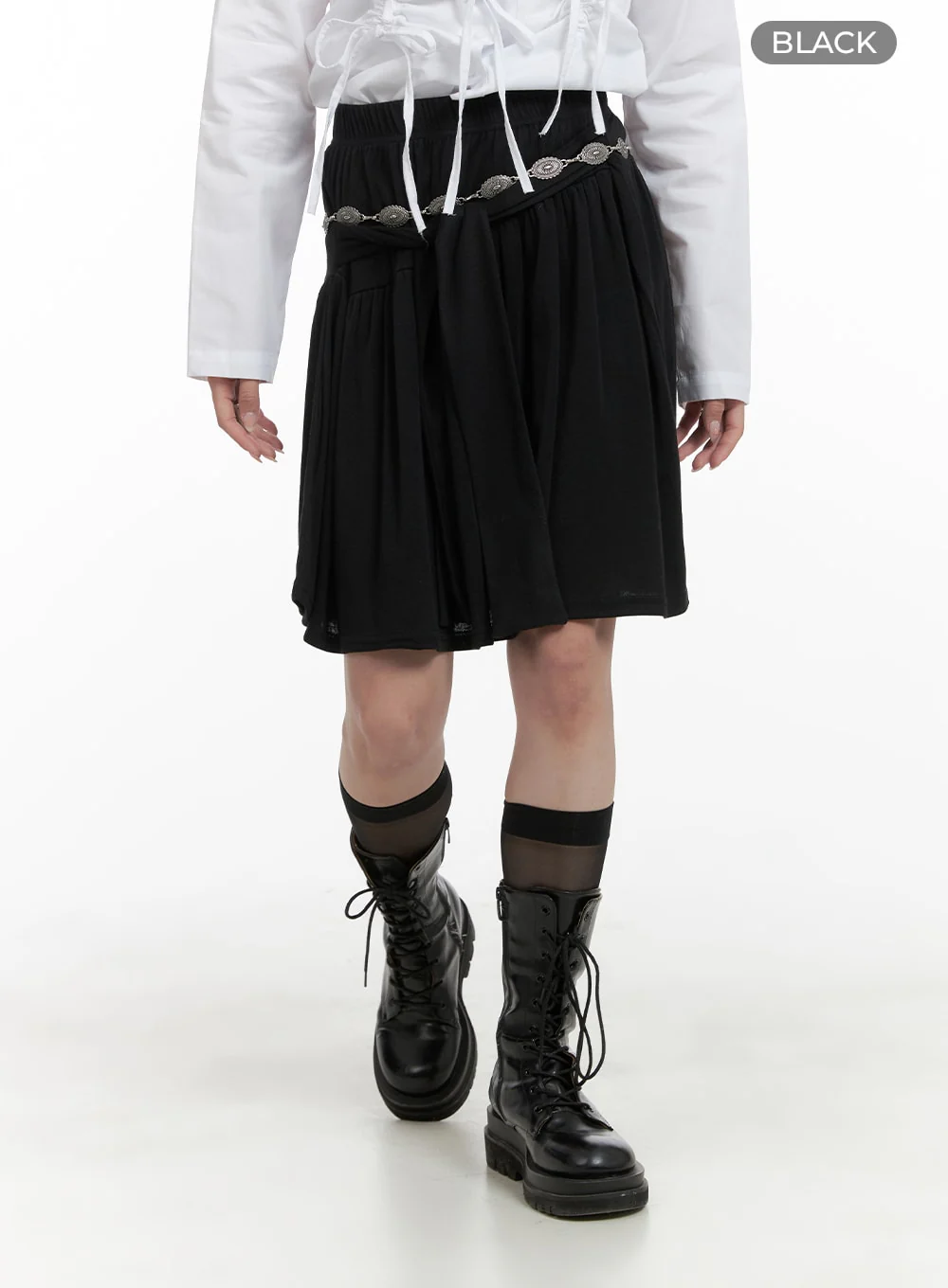 Strap Midi Skirt CA404 - Image 6