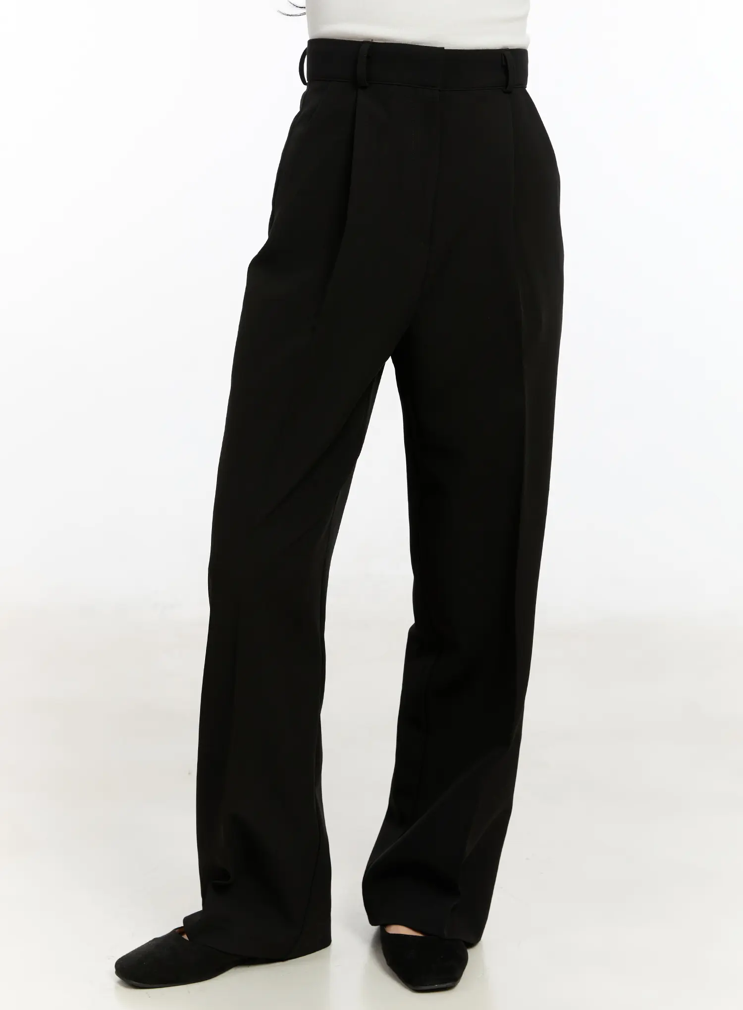 Stretch Wide Leg Trousers CM510 - Image 2