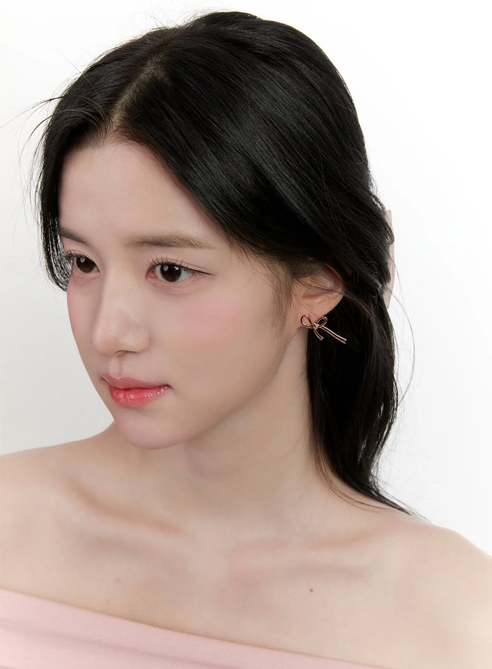 Stretched Ribbon Earrings CF528 - Image 2