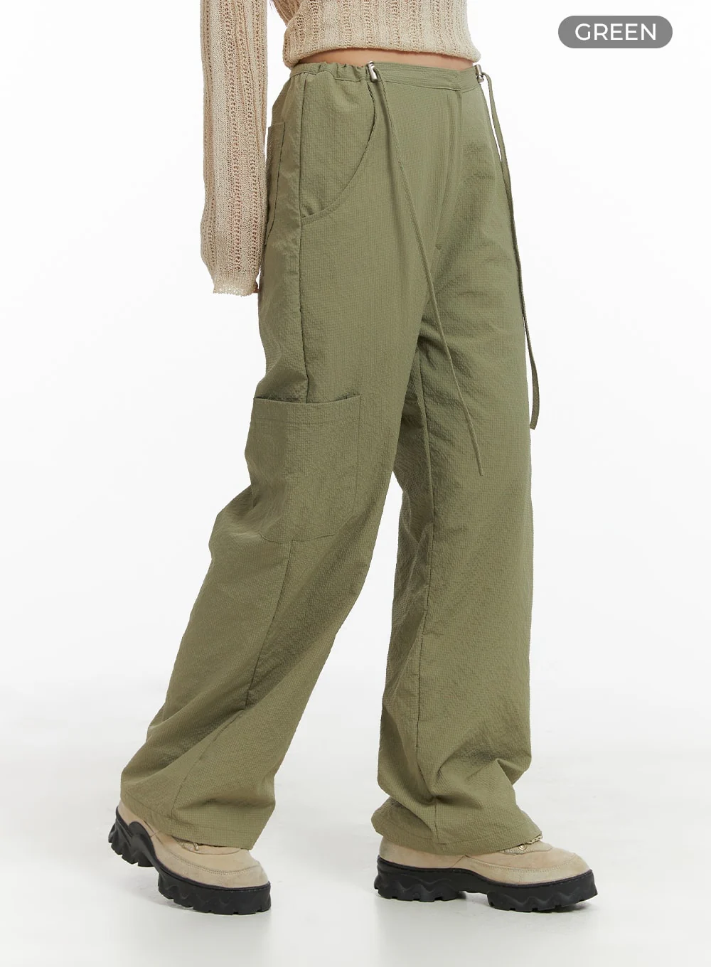 String Straight Leg Pants CM422 - Image 7