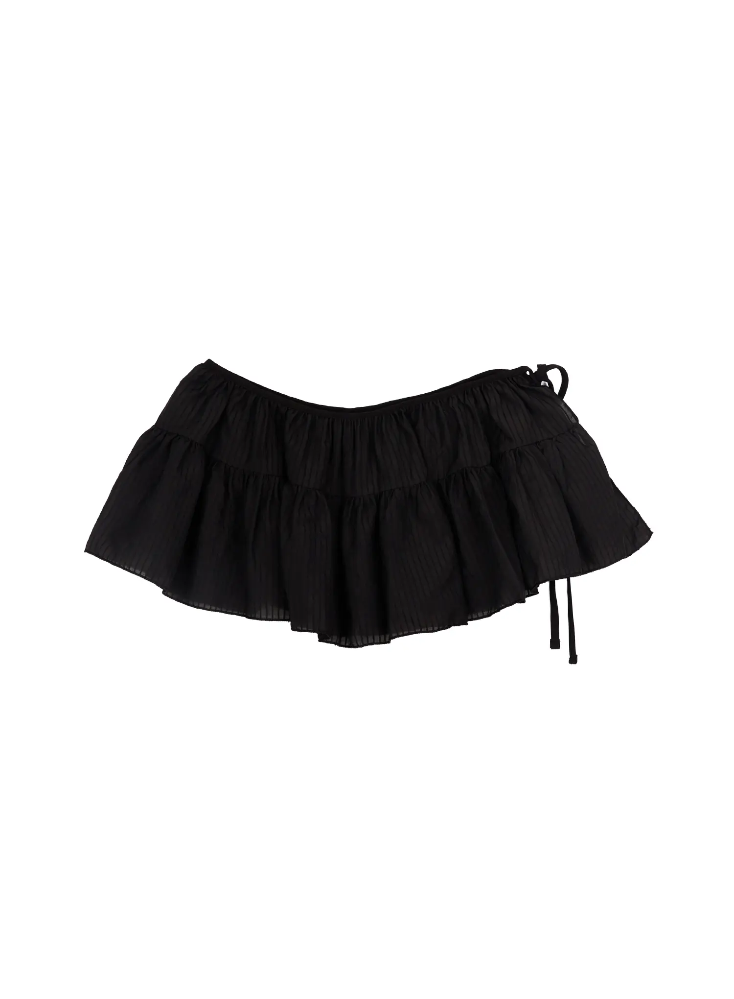 Stripe Mini Wrap Skirt CF509 - Image 11