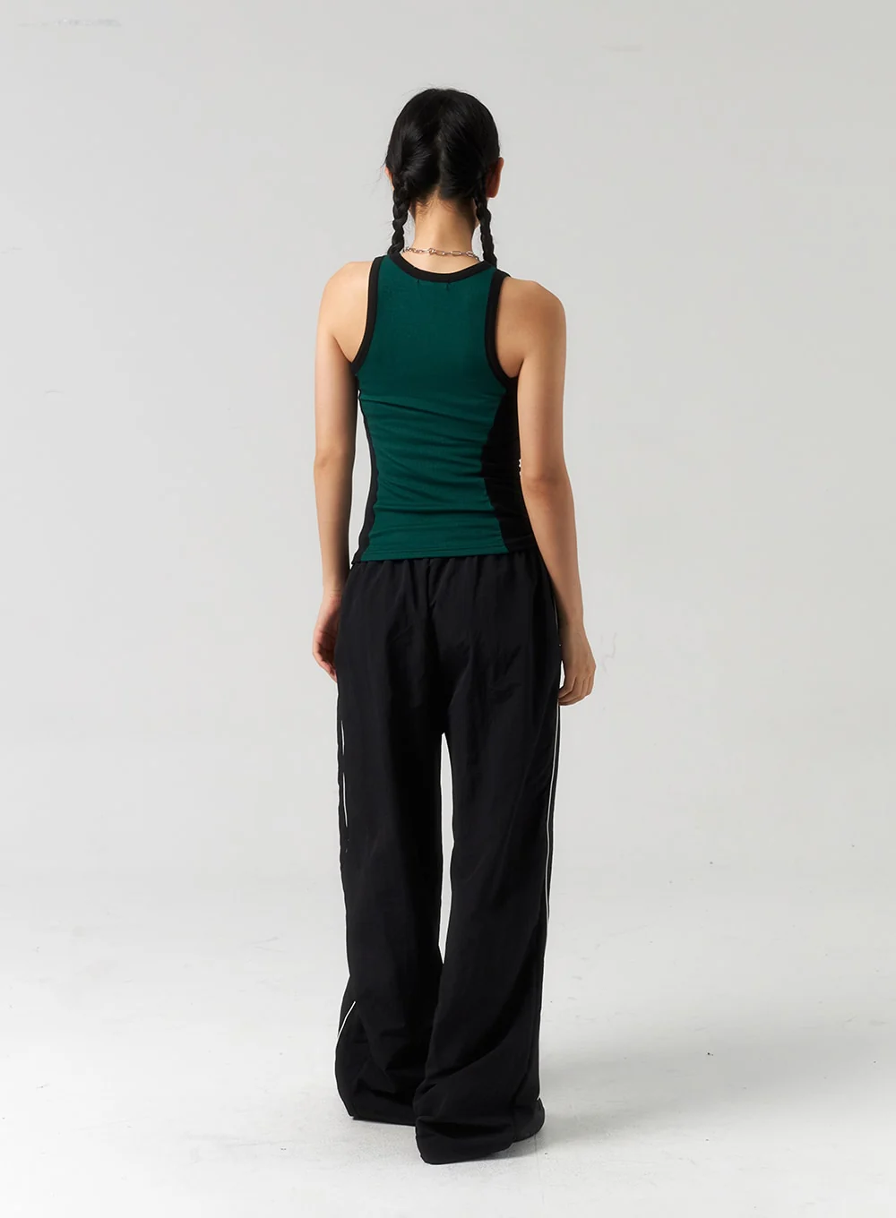 Stripe Nylon Track Pants CU323 - Image 12
