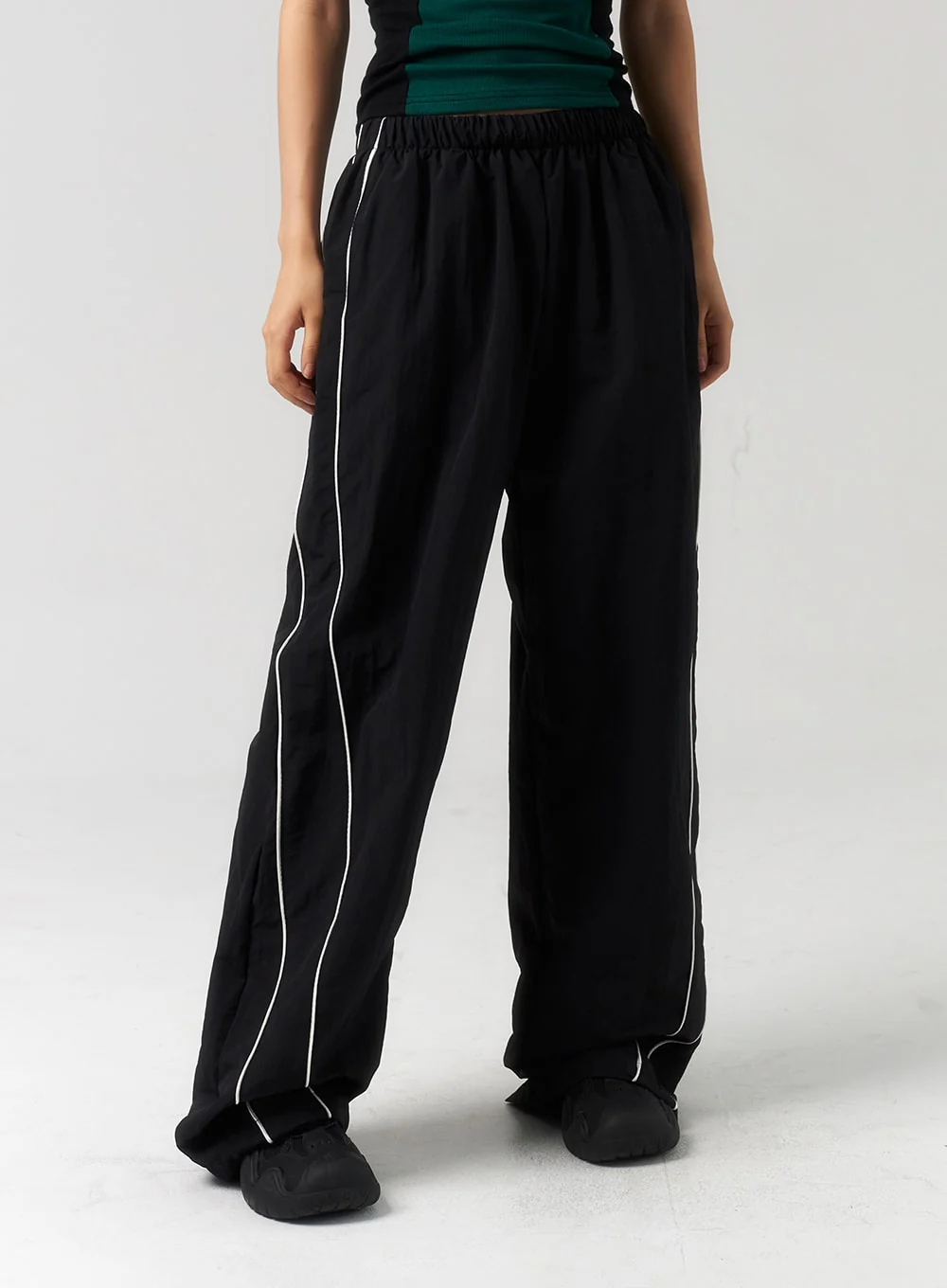 Stripe Nylon Track Pants CU323 - Image 5