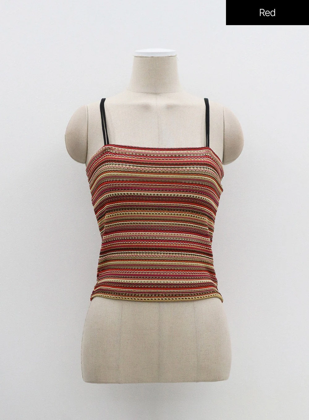 Stripe Thin Strap Top BF323 - Image 10