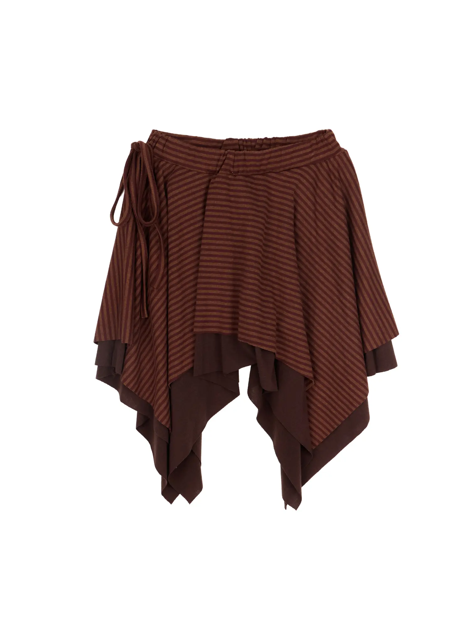Striped Asymmetric Flare Skirt CF527 - Image 10