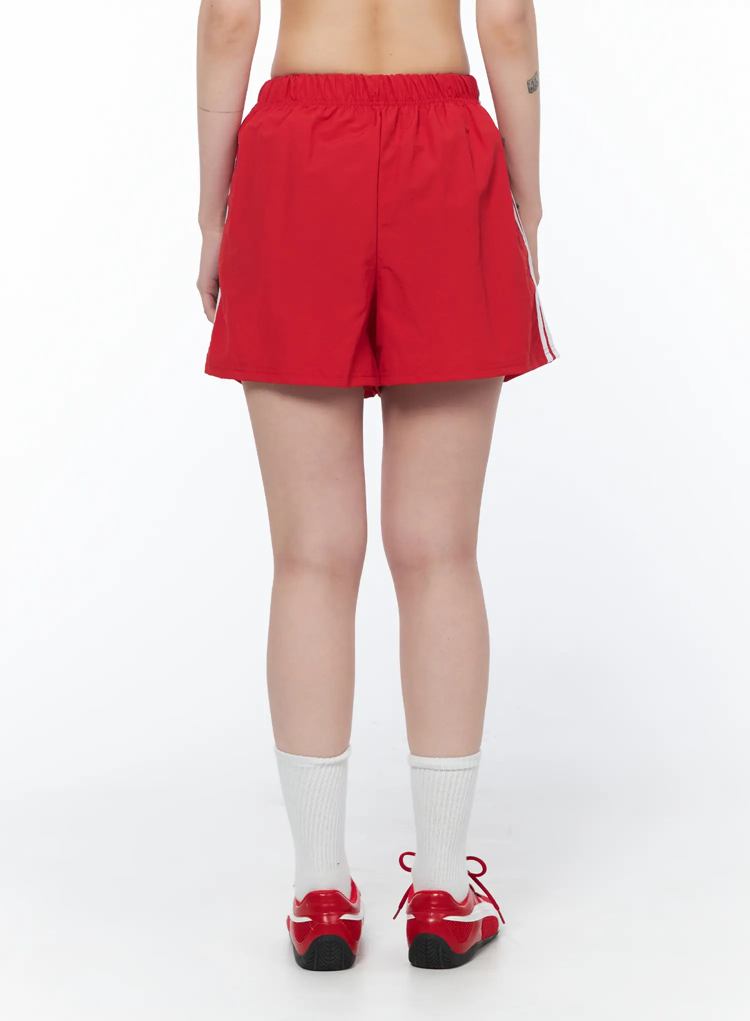 Striped Athletic Shorts CA524 - Image 4