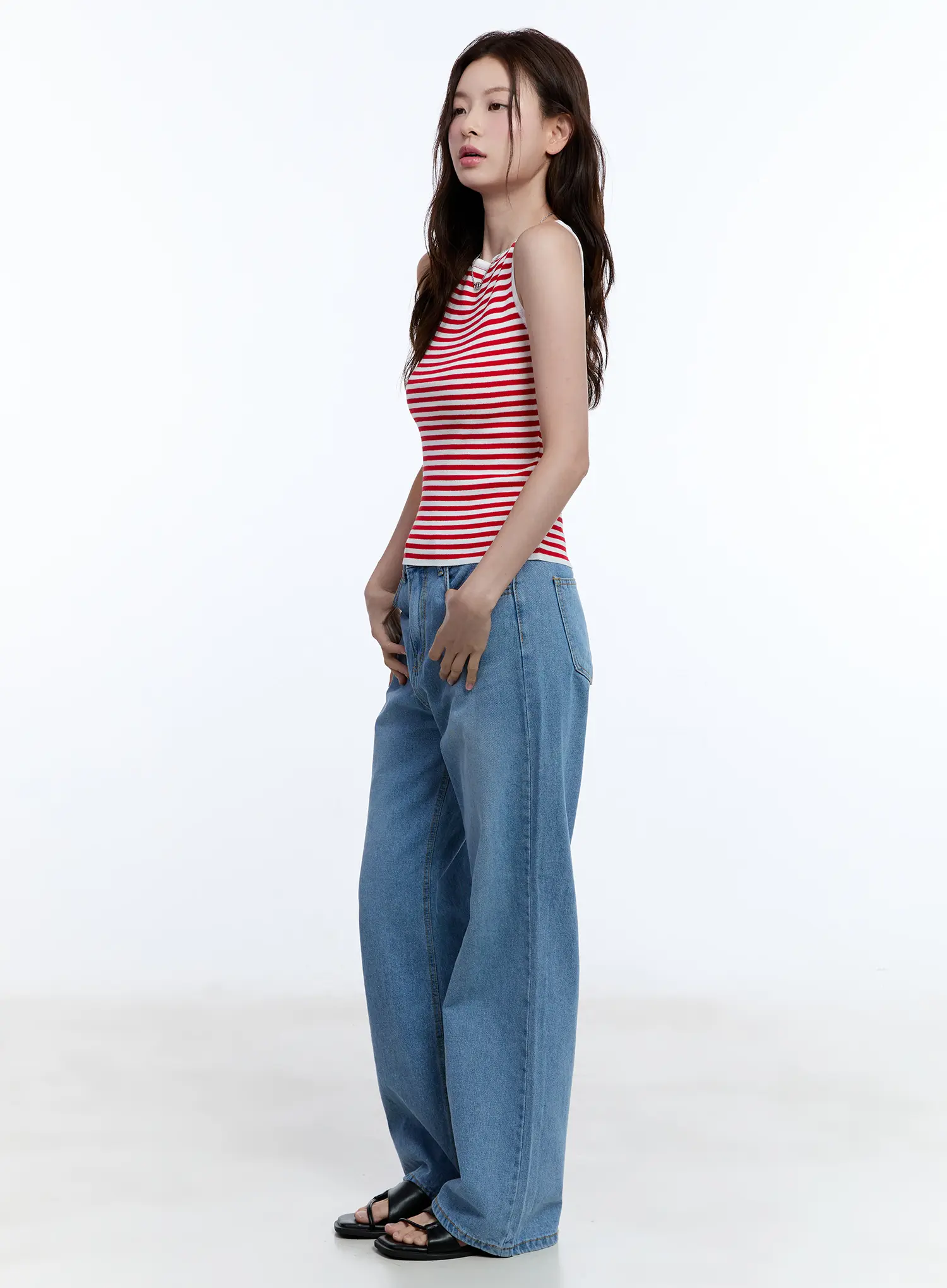 Striped Cami Top CU513 - Image 4