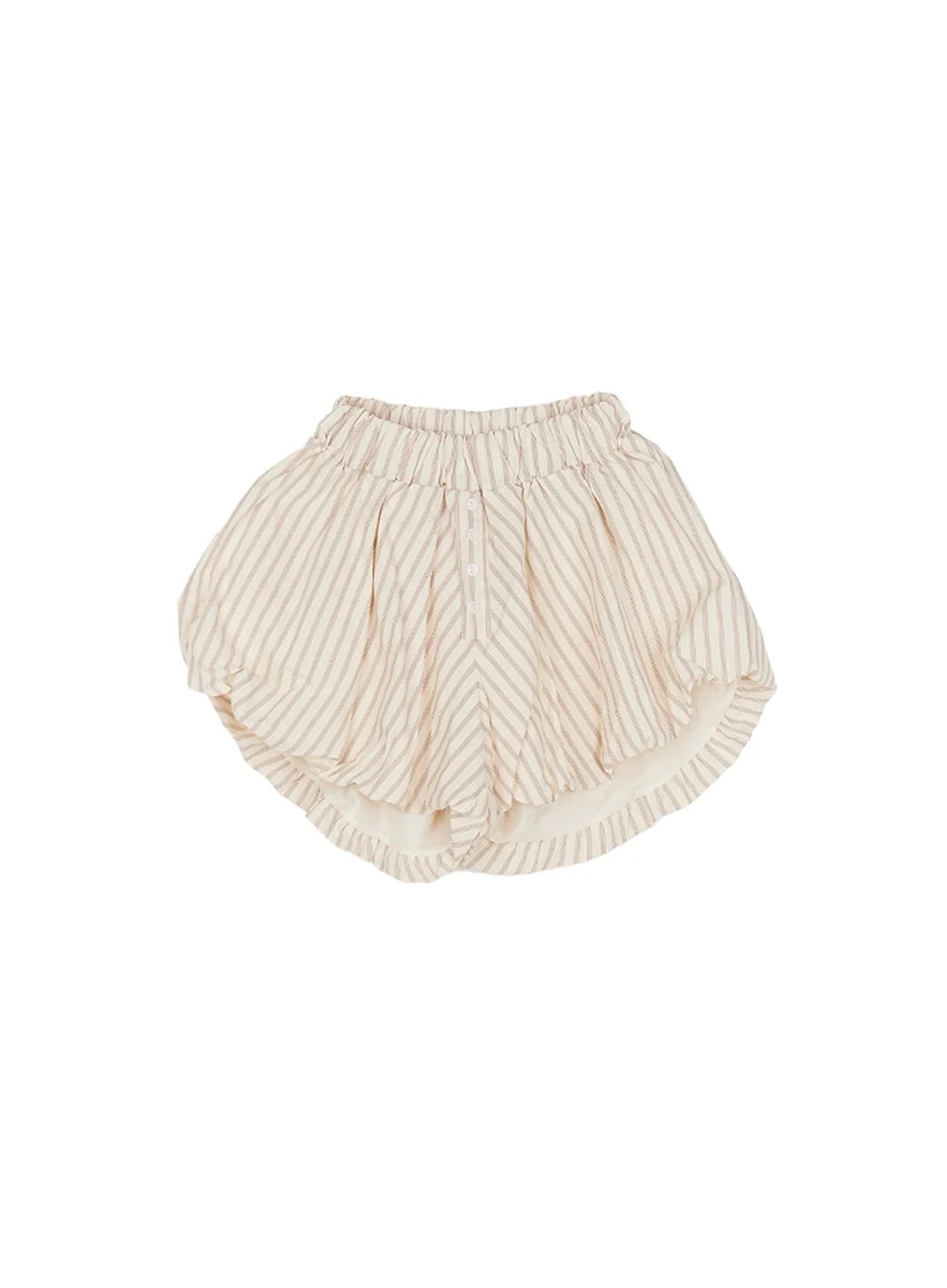 Striped Cotton Balloon-Fit Shorts CY505 - Image 12