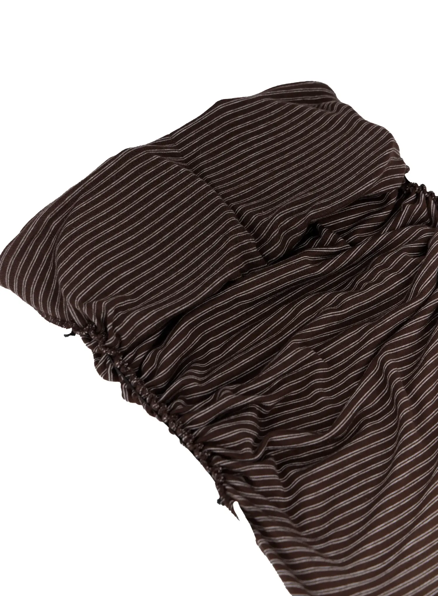 Striped Frill Detail Tube Top CM526 - Image 11