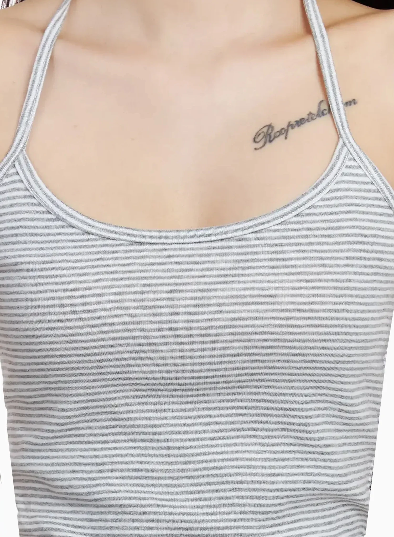 Striped Halter Tank Top IM506 - Image 4