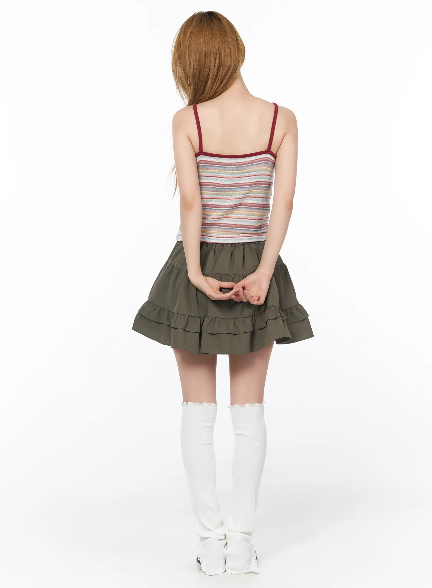 Striped Knit Tank Top CY505 - Image 5
