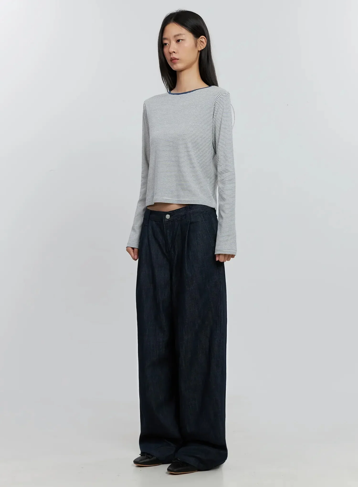 Striped Long Sleeve Tee IS516 - Image 7