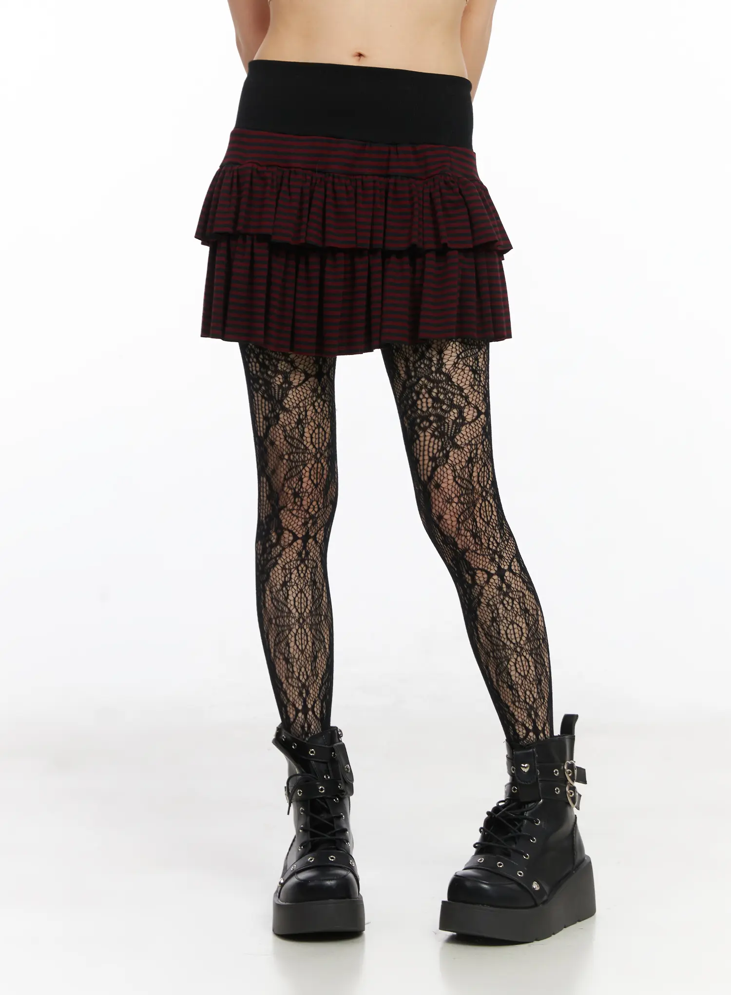 Striped Mini Skirt CD519 - Image 2