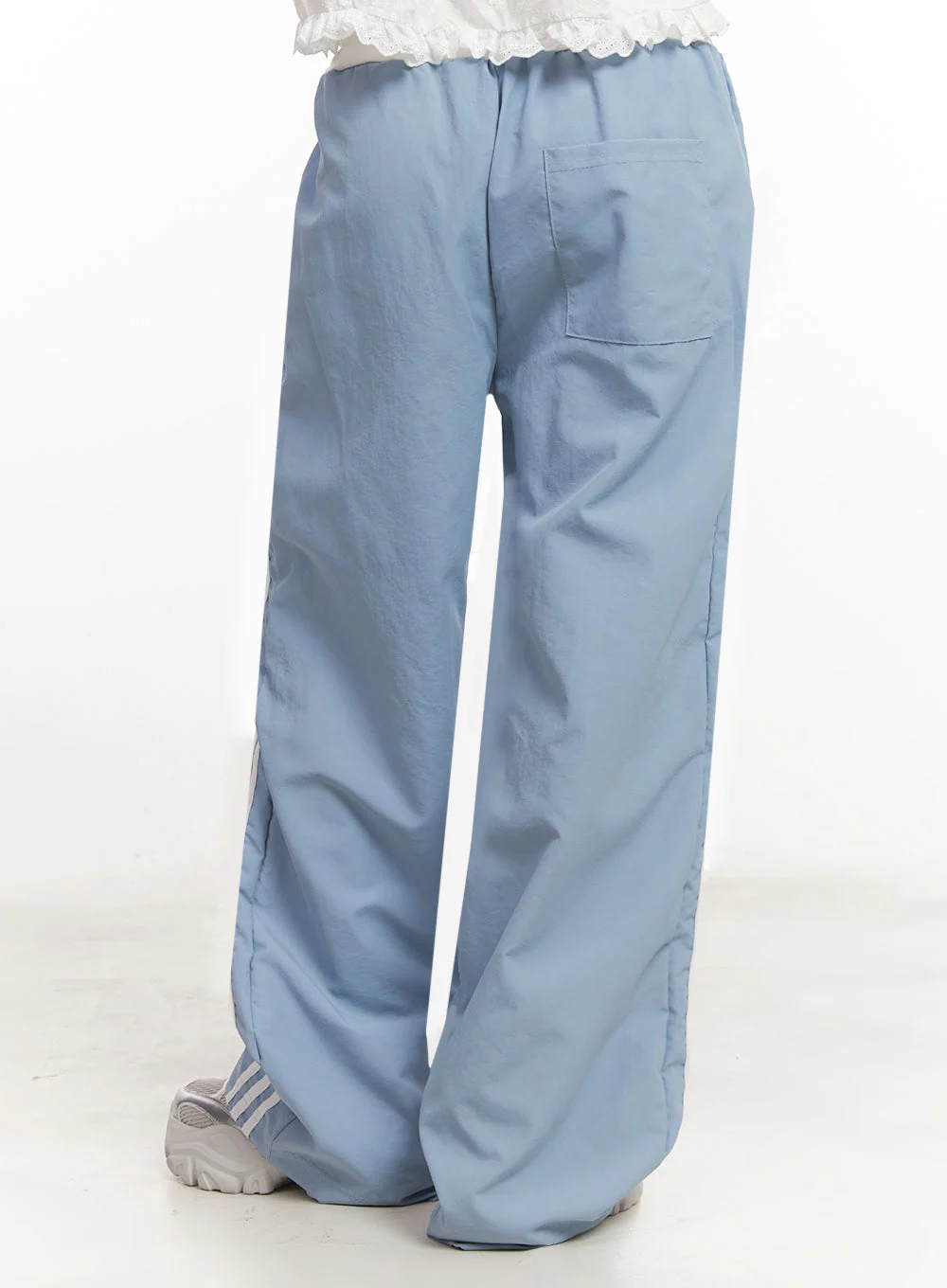 Striped Nylon Track Pants IA525 - Image 11