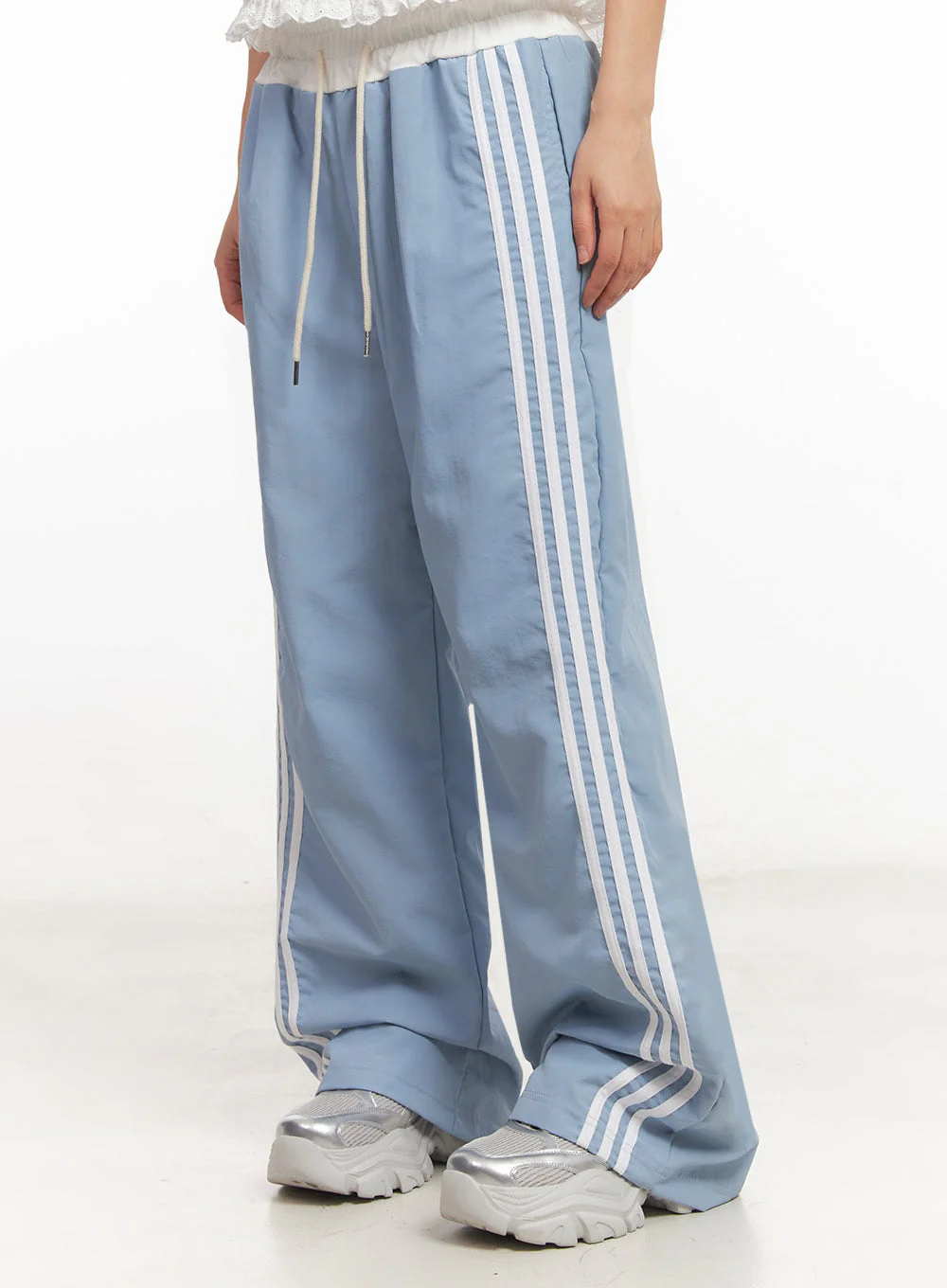 Striped Nylon Track Pants IA525 - Image 8