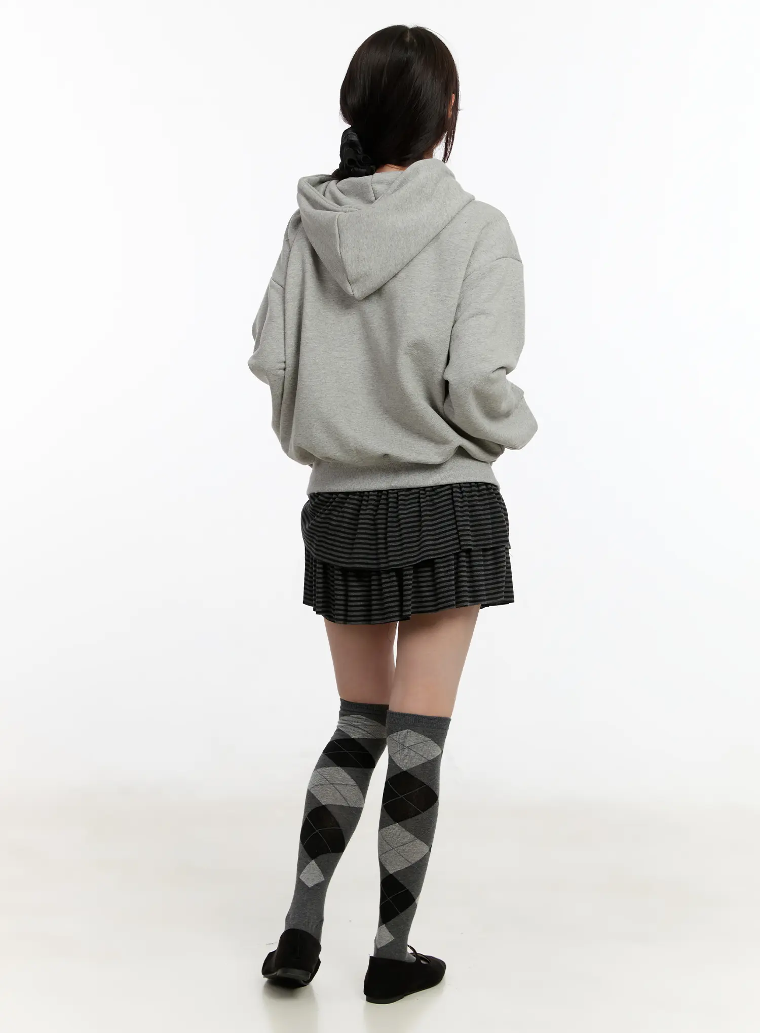 Striped Ruffle Mini Skirt CM510 - Image 7