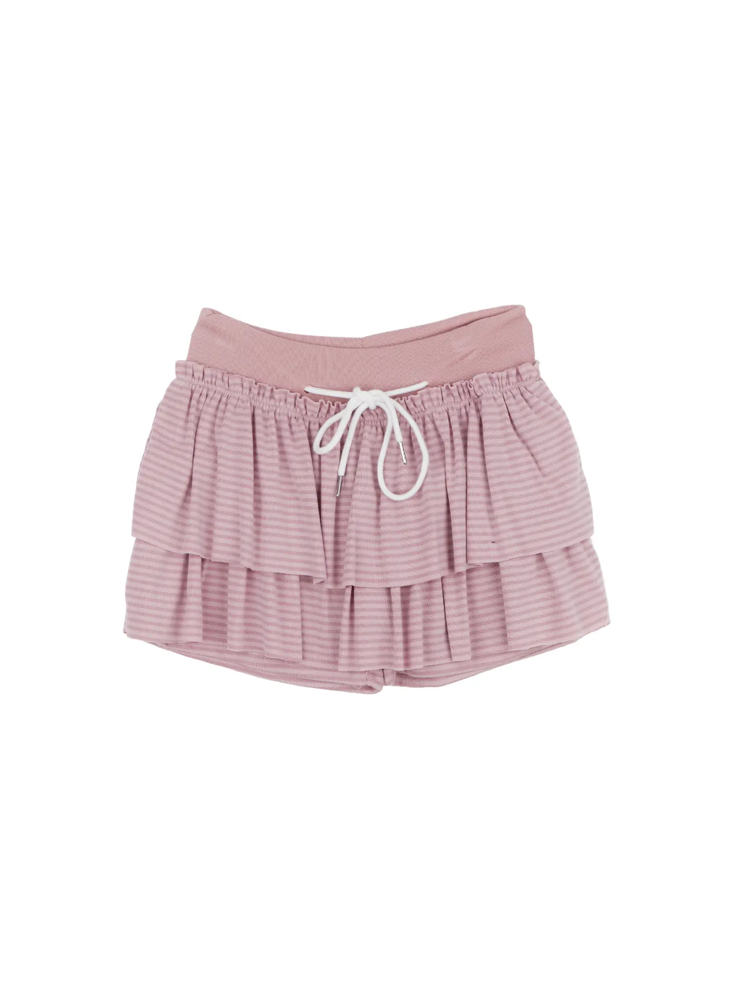Striped Ruffle Mini Skirt CM510 - Image 9