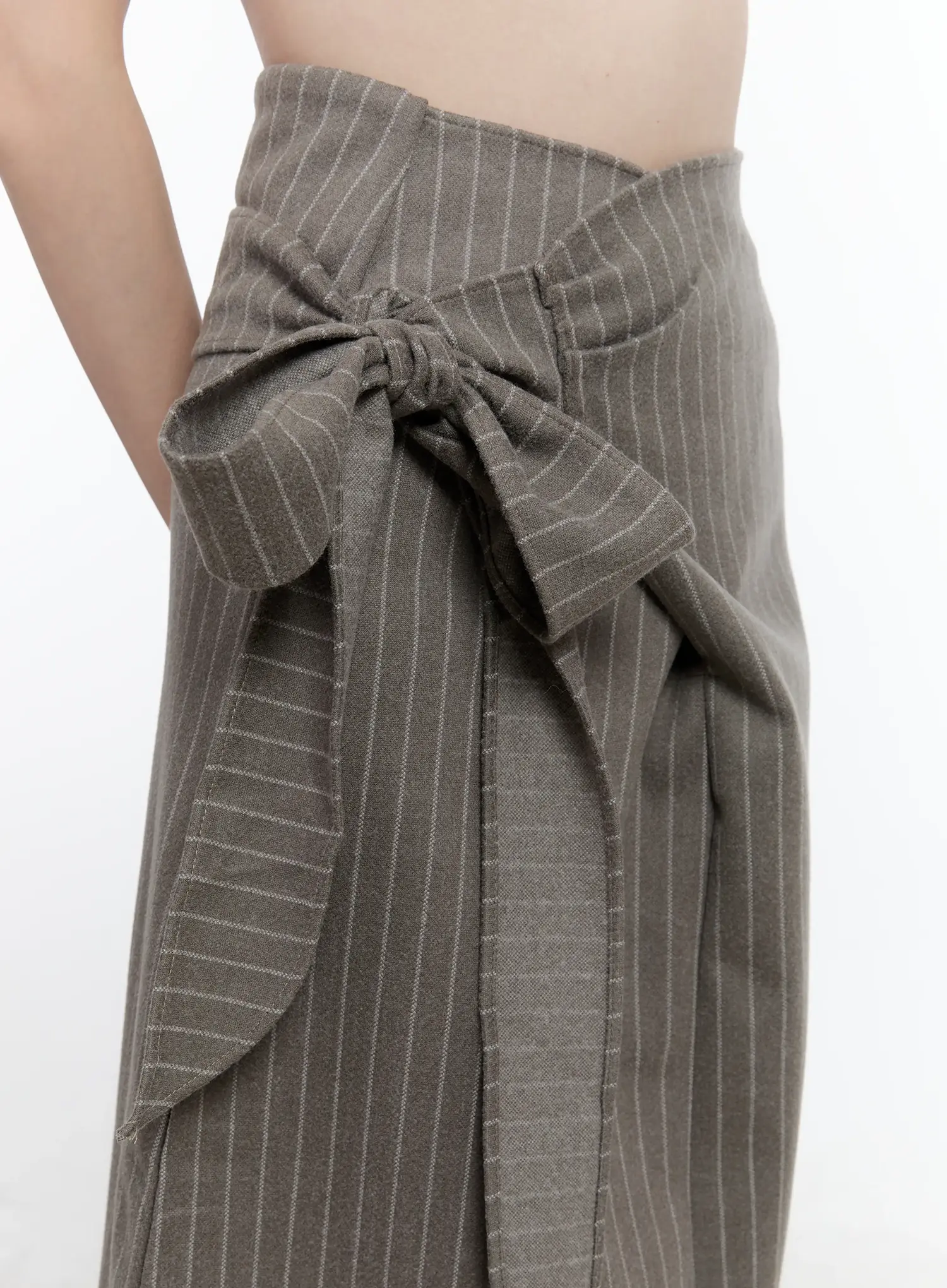 Striped Wrap Skirt ID511 - Image 8