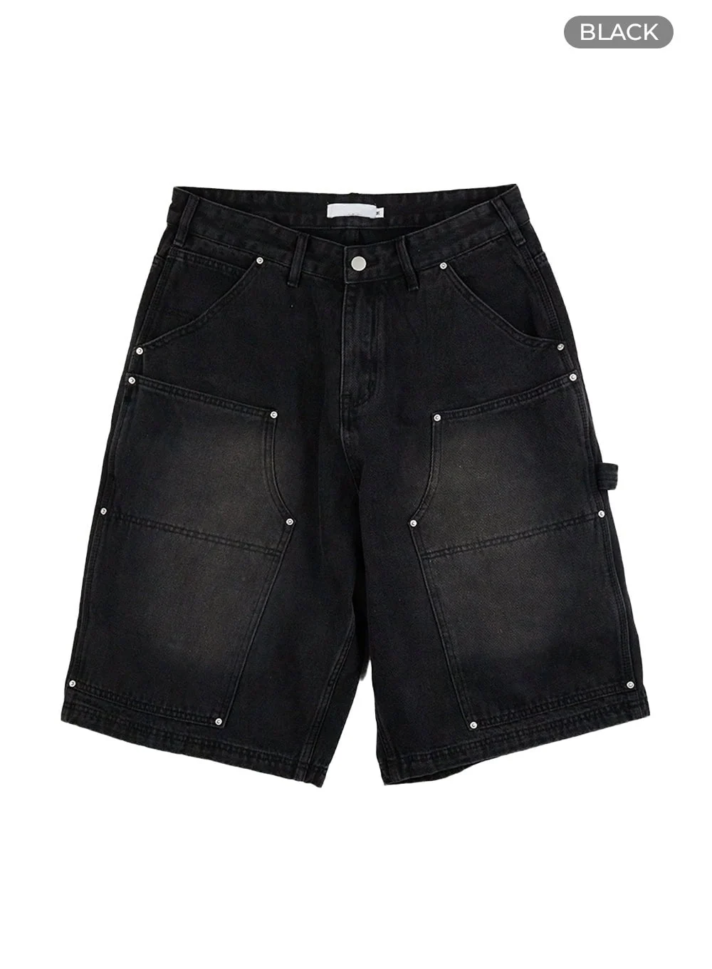 Stud Washed Baggy Jorts (UNISEX) CG408 - Image 9