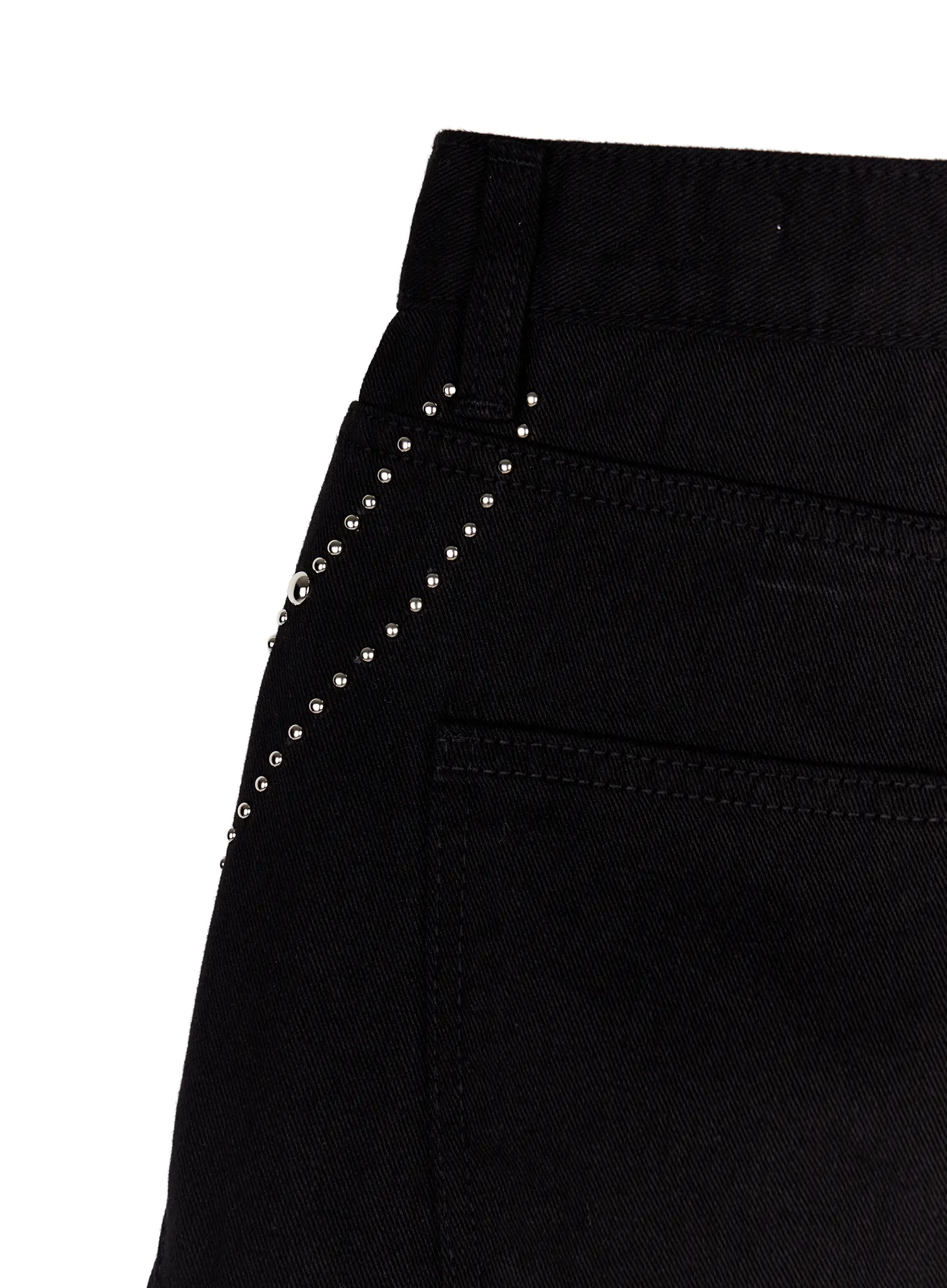 Studded Cross Chain Wide Pants CA514 - Image 12