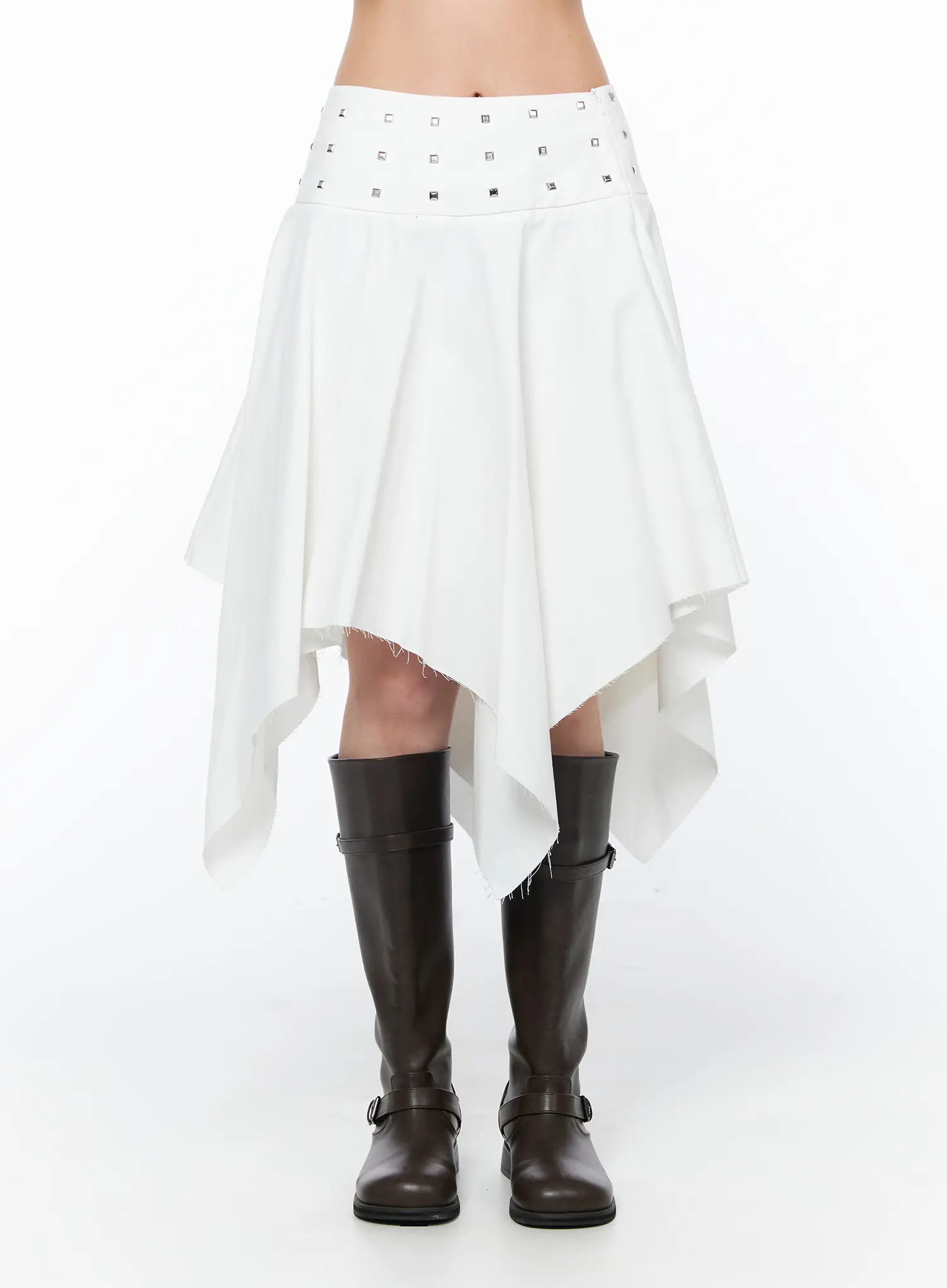 Studded Flare Midi Skirt CA527 - Image 10