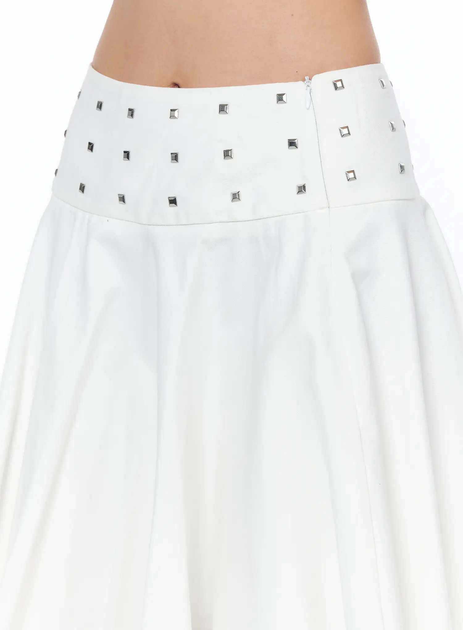 Studded Flare Midi Skirt CA527 - Image 9