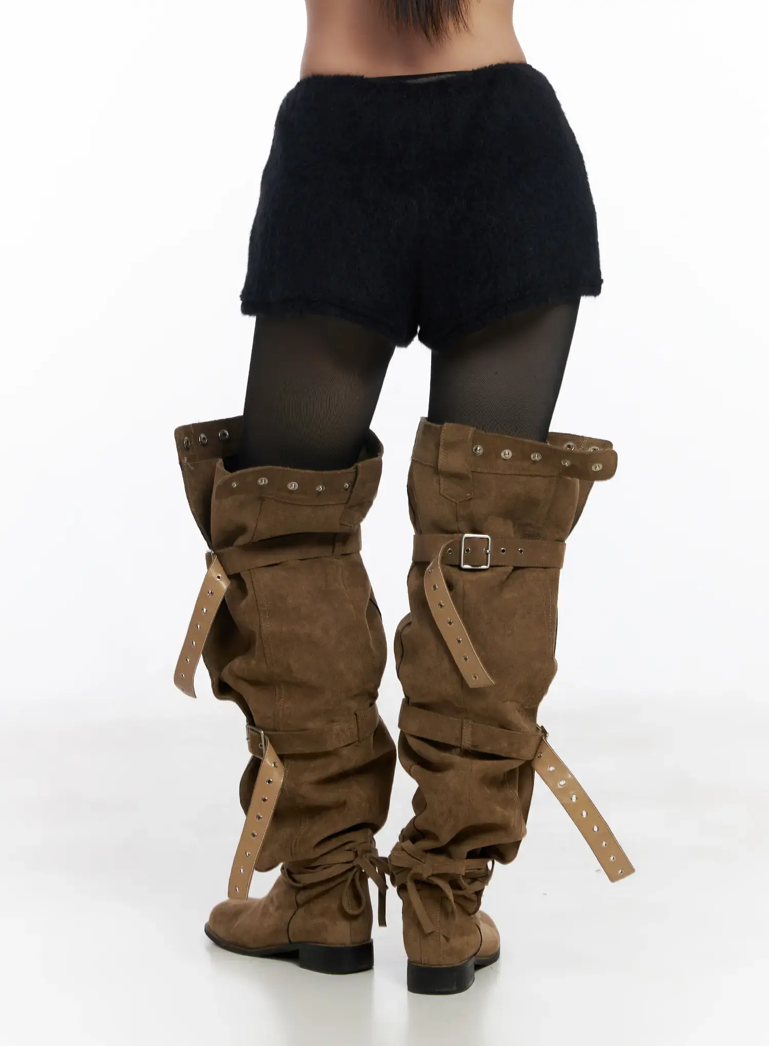 Studded Textured Shorts CJ514 - Image 7