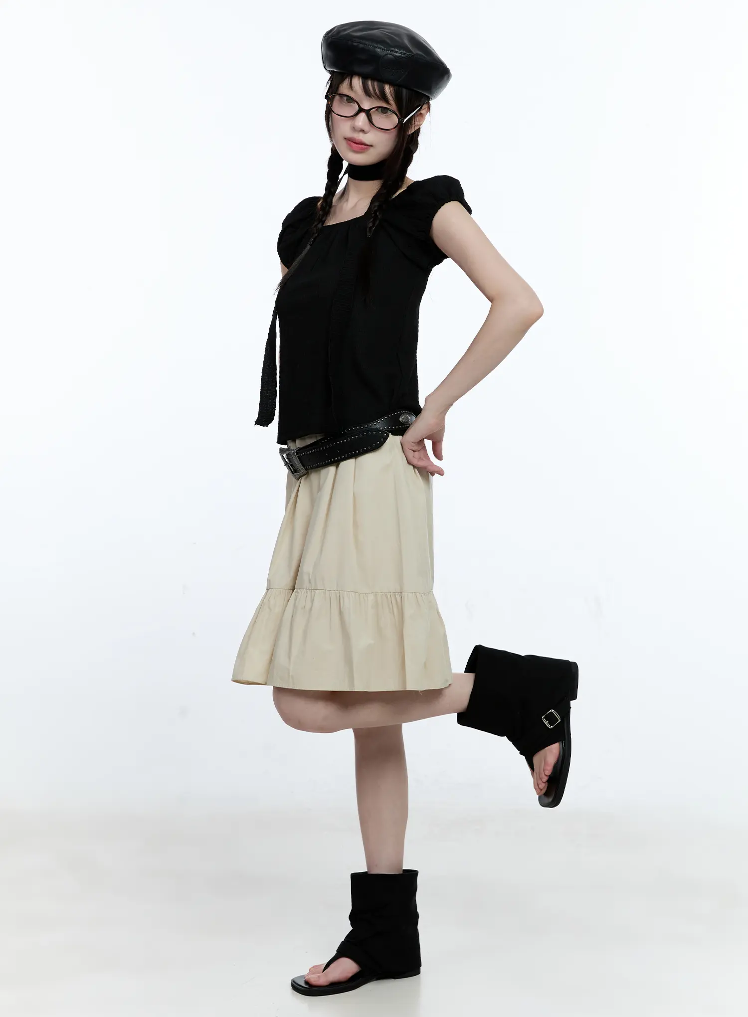 Studded Western Buckle Belt CG507 - Image 2