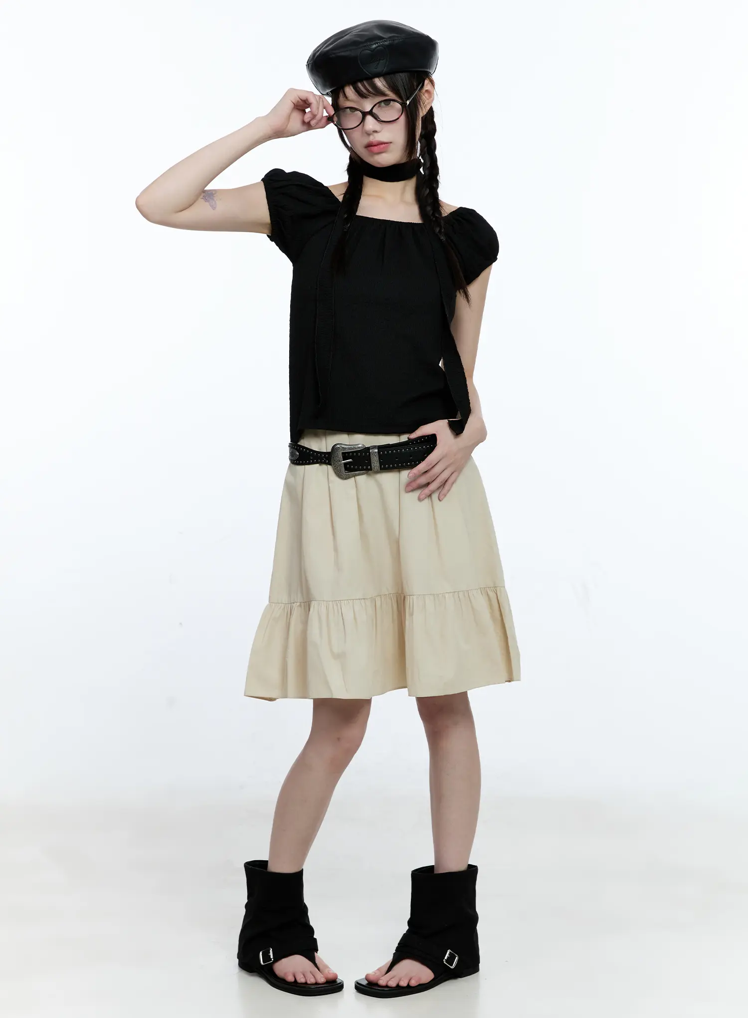 Studded Western Buckle Belt CG507 - Image 3