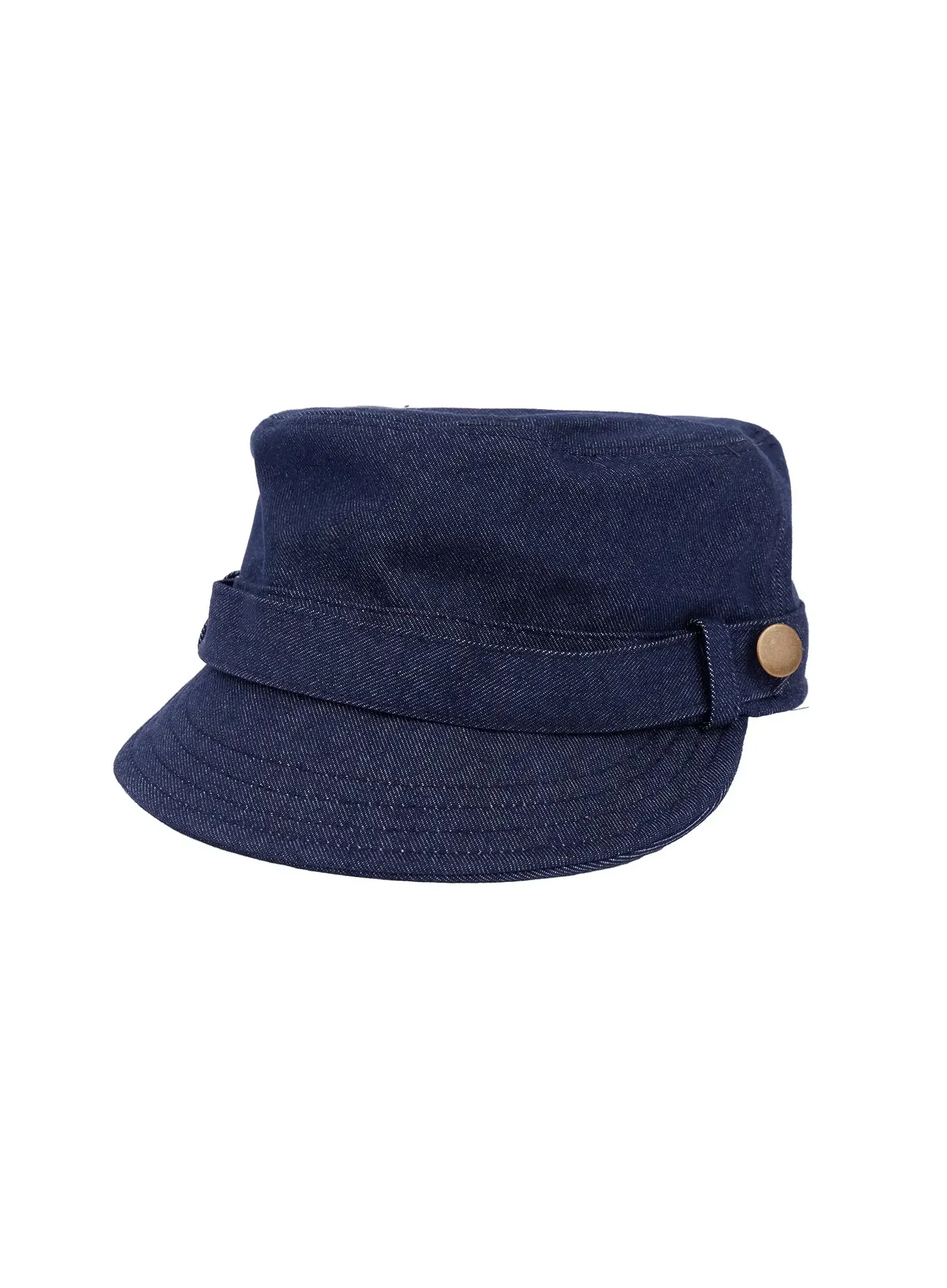 Stylish Denim Button Military Cap IM530 - Image 10