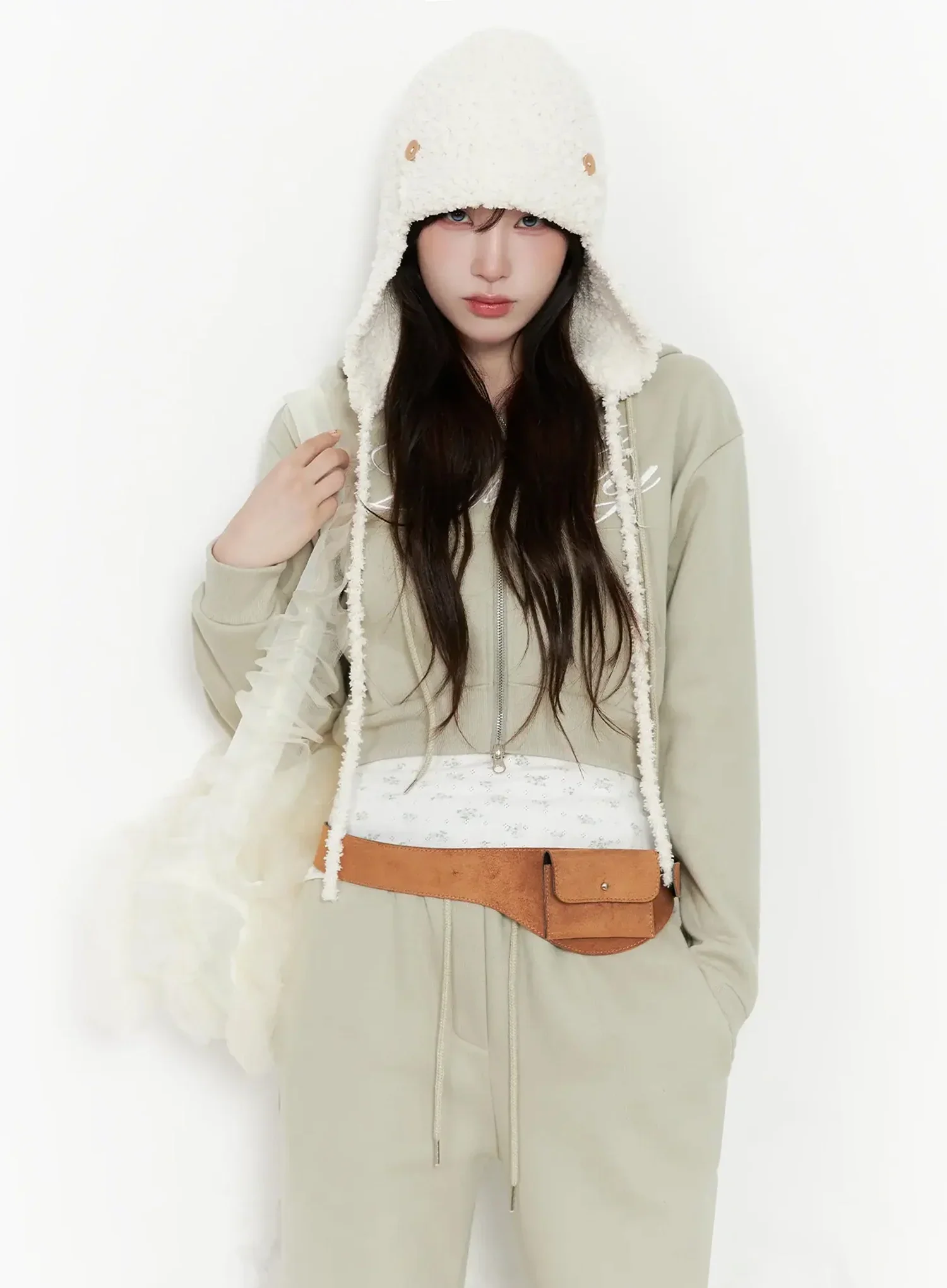 Stylish Suede Waist Pocket Belt IN514 - Image 3