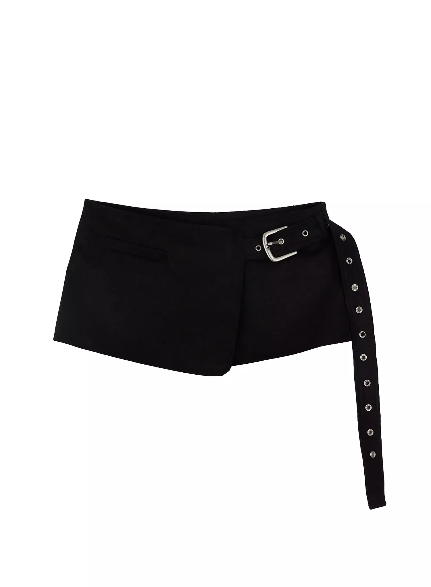 Suede Wrap Belt Skirt IM509 - Image 9