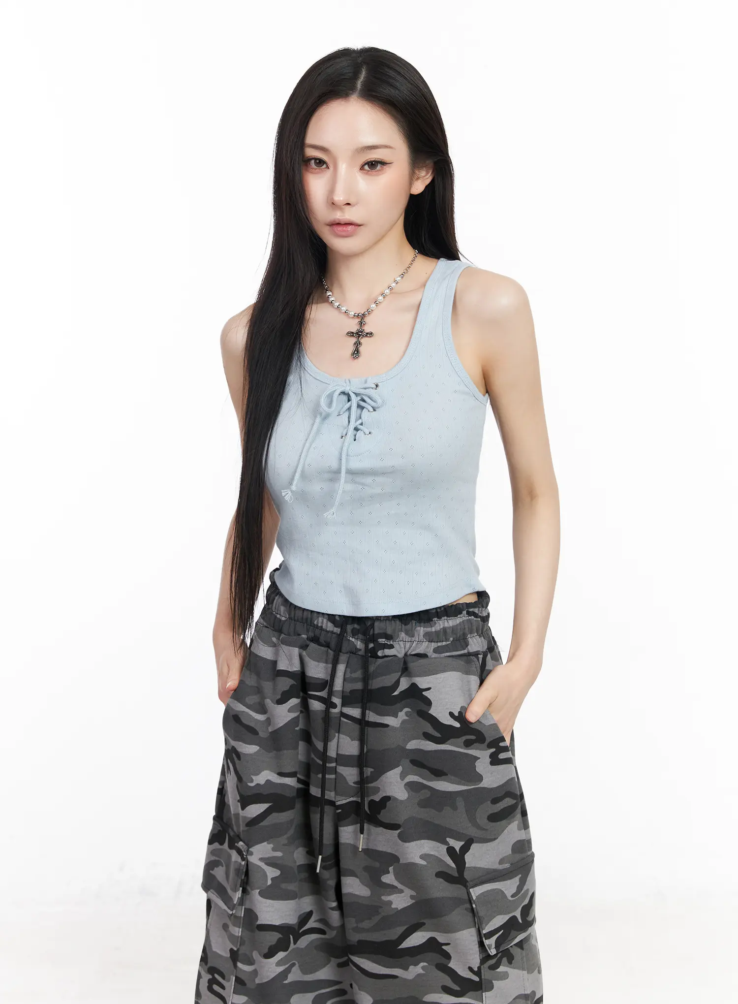 Summer Knit Crop Tank Top CM519 - Image 10