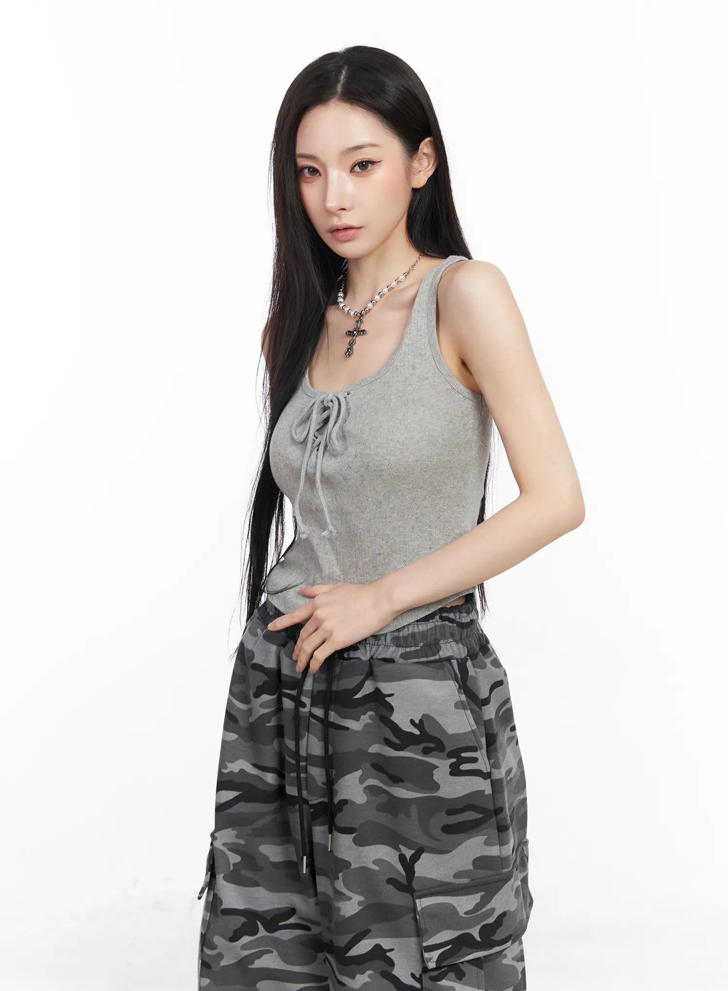 Summer Knit Crop Tank Top CM519 - Image 11