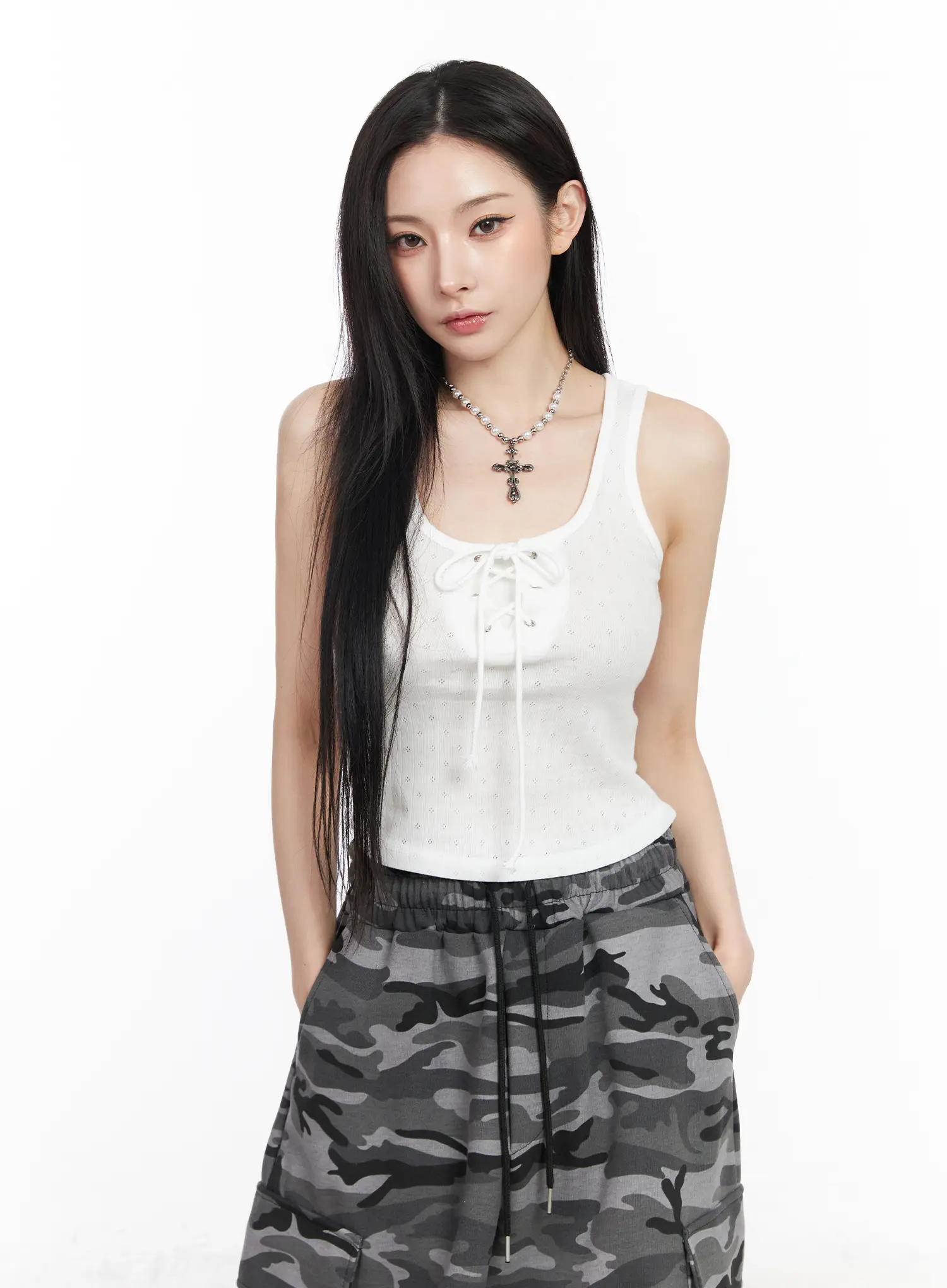 Summer Knit Crop Tank Top CM519 - Image 12