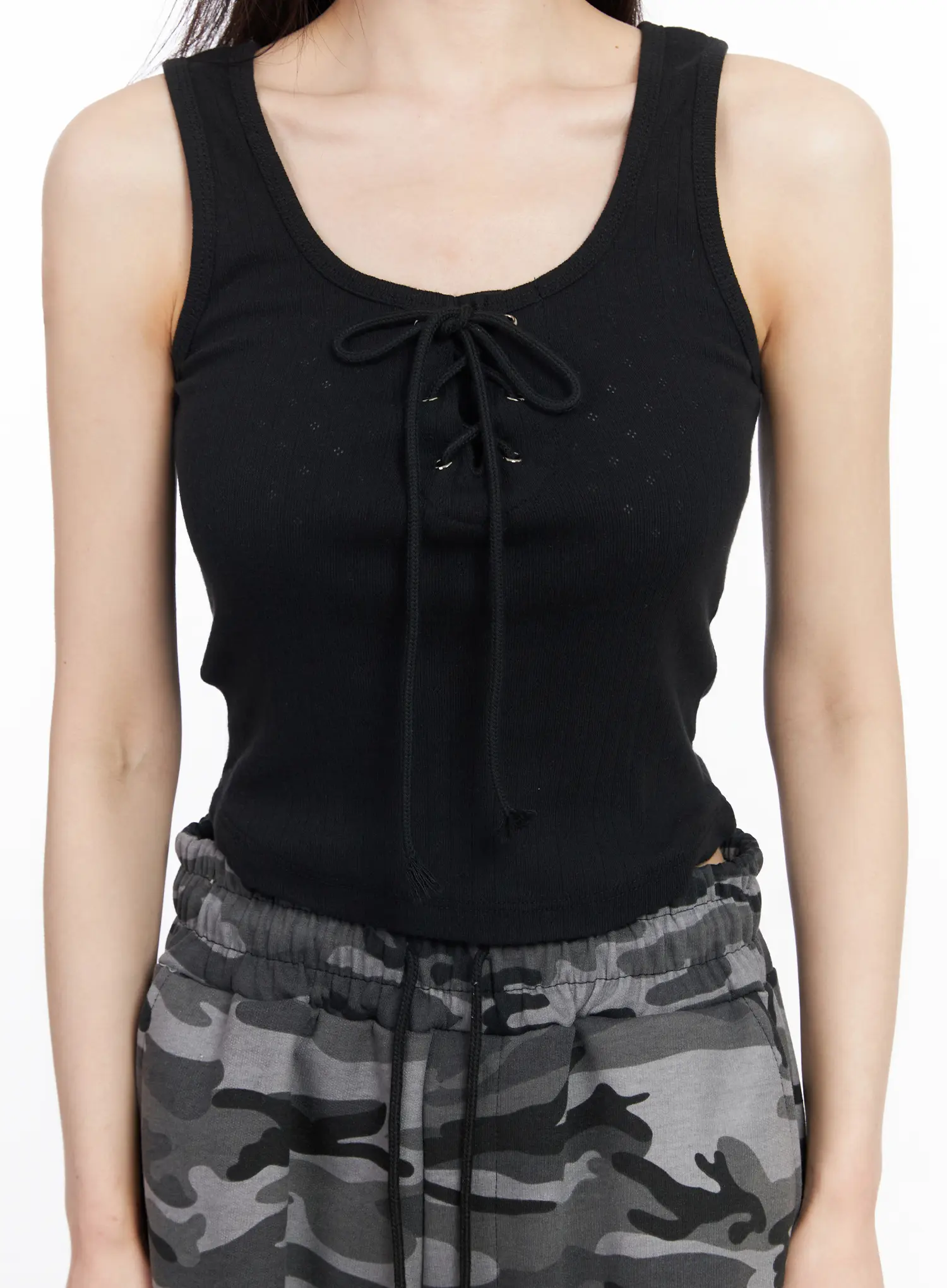 Summer Knit Crop Tank Top CM519 - Image 8