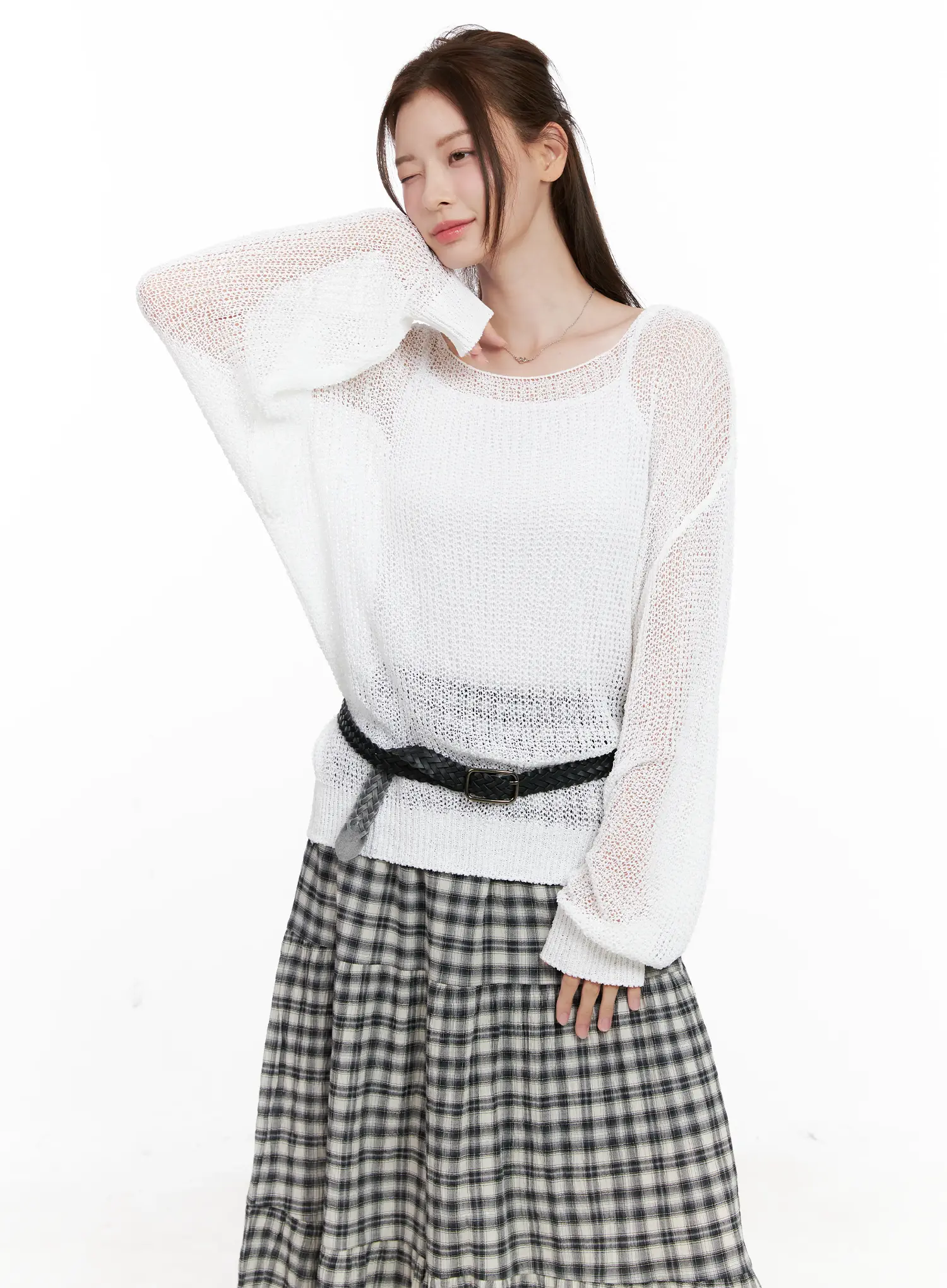 Summer Loose-Fit Long Sleeve Knit CL523
