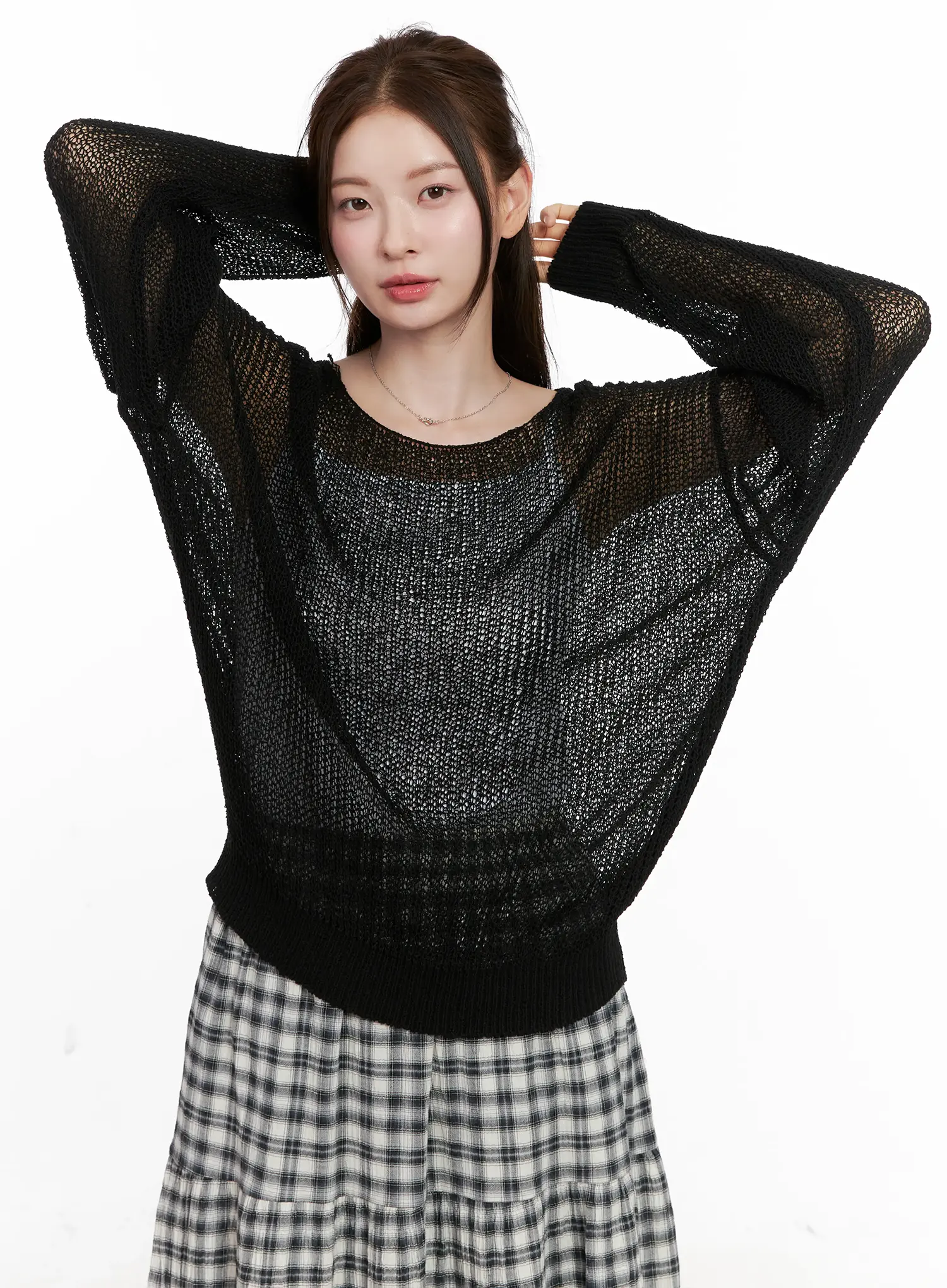 Summer Loose-Fit Long Sleeve Knit CL523 - Image 11