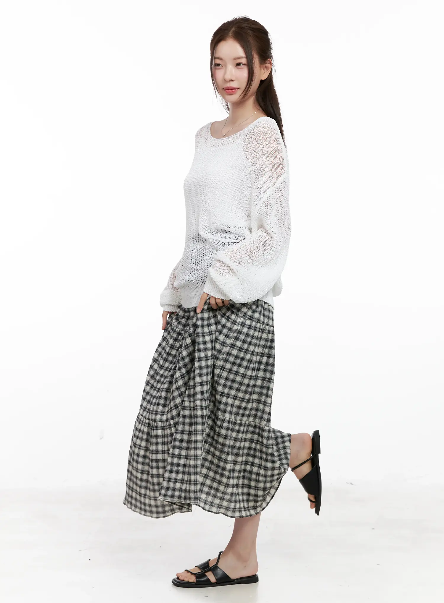 Summer Loose-Fit Long Sleeve Knit CL523 - Image 4