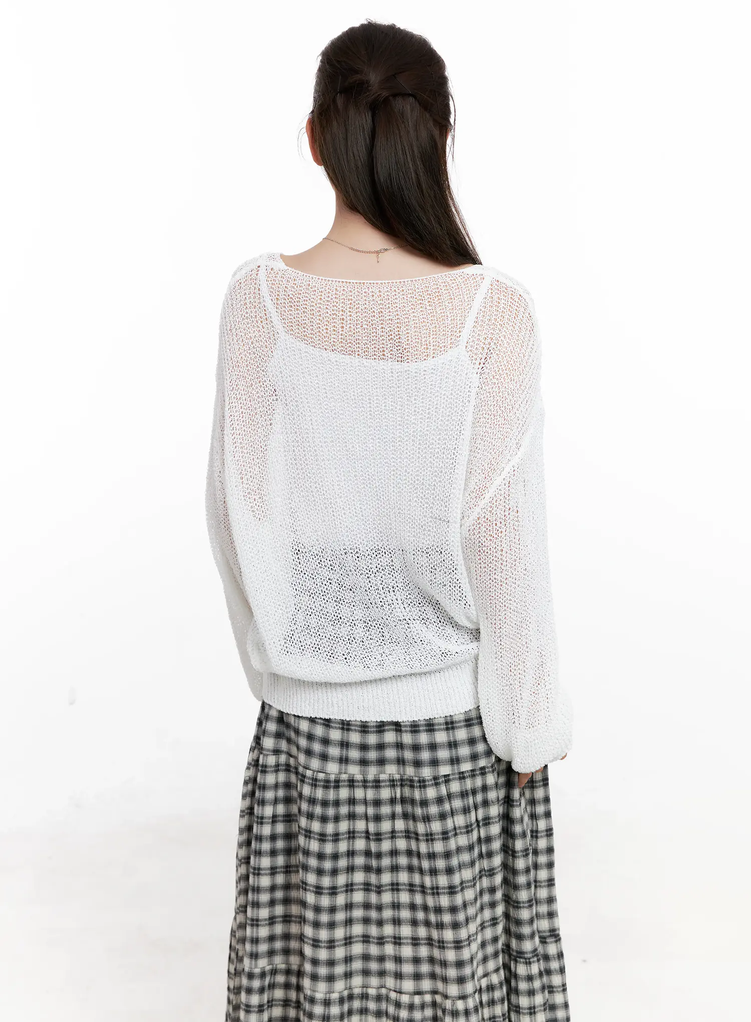 Summer Loose-Fit Long Sleeve Knit CL523 - Image 5
