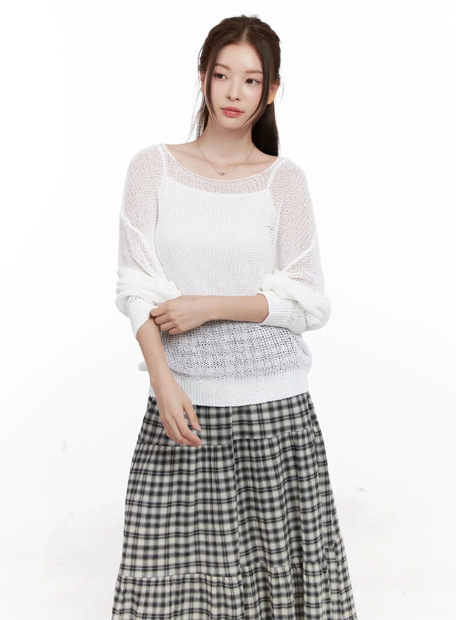 Summer Loose-Fit Long Sleeve Knit CL523 - Image 8