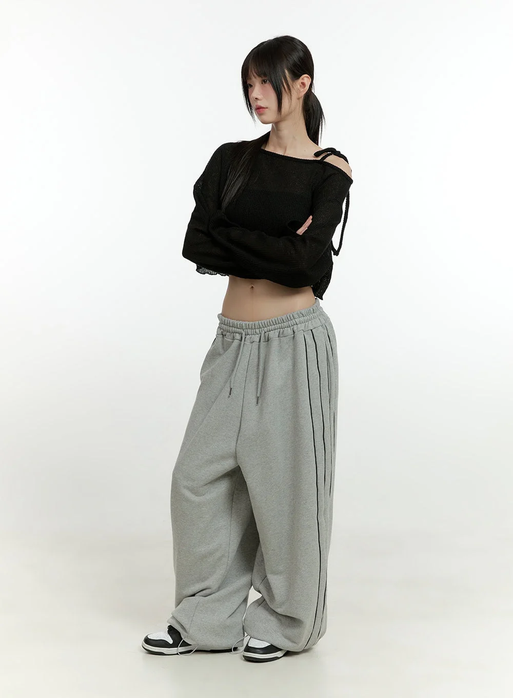 Swaying Siren One-Shoulder Crop Top CG402 - Image 3