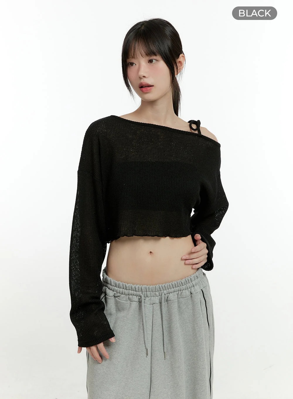 Swaying Siren One-Shoulder Crop Top CG402 - Image 9