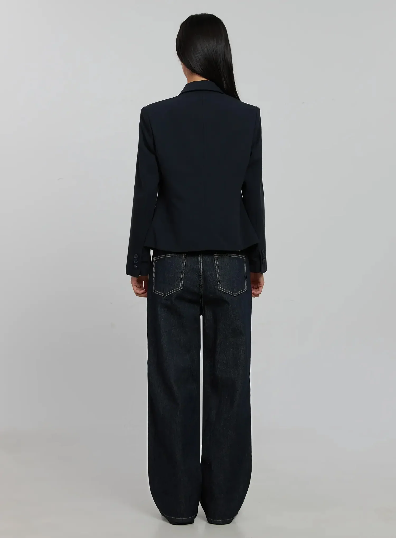Tailored Single-Button Jacket IJ509 - Image 11