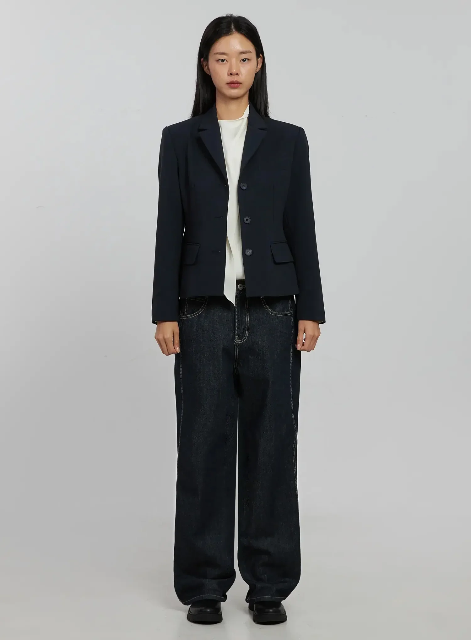 Tailored Single-Button Jacket IJ509 - Image 8