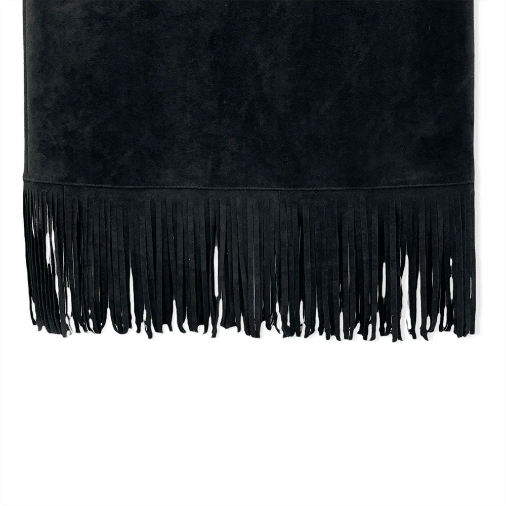 Tassel Hem Knee Length Skirt - Image 19